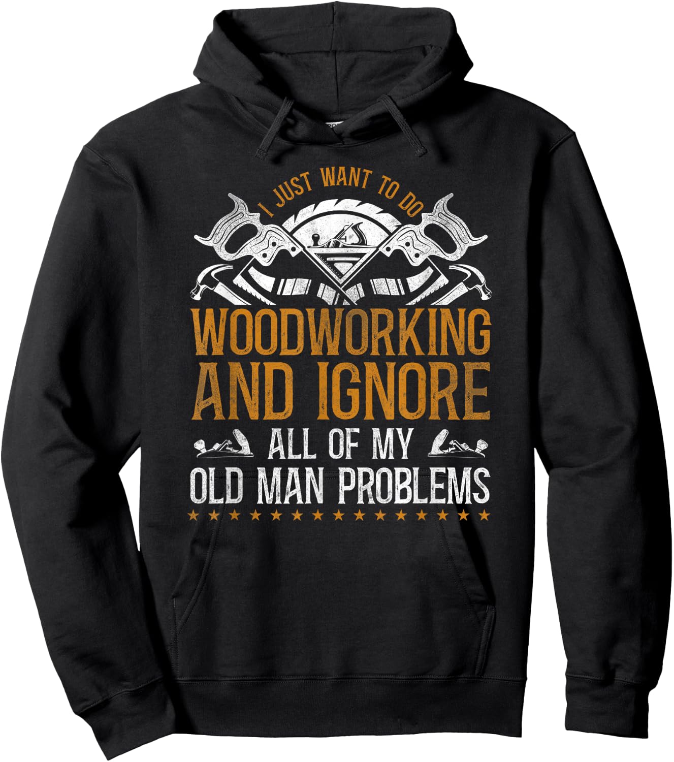 Woodworker Carpenter Tools Vintage Hoodie - Hoodie | Black