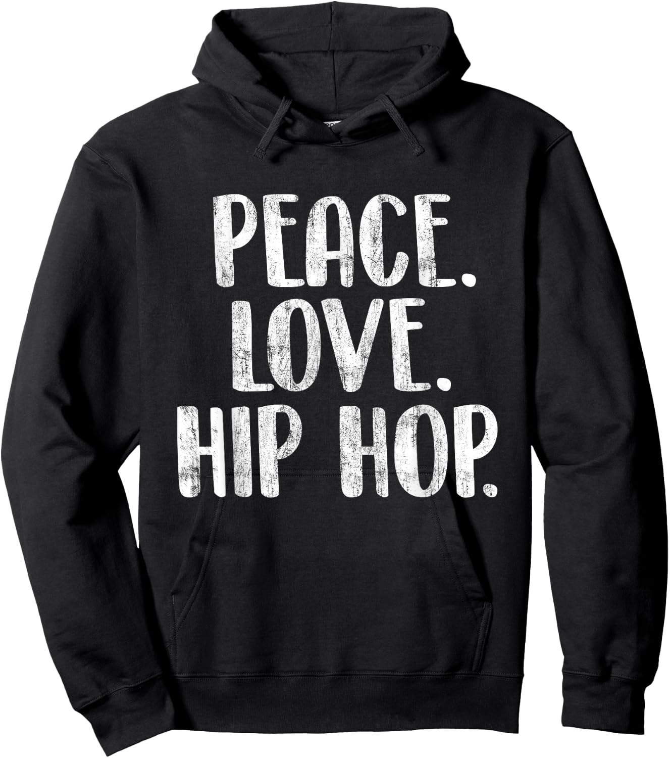 Peace Love Hip Hop - Hiphop Dancer Breakdance Breakdancing Small Hoodie - Hoodie | Black