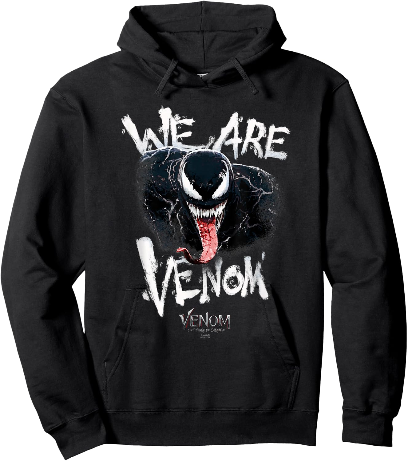 Marvel Venom: Let There Be Carnage We are Venom Close Up Small Hoodie - Hoodie | Black