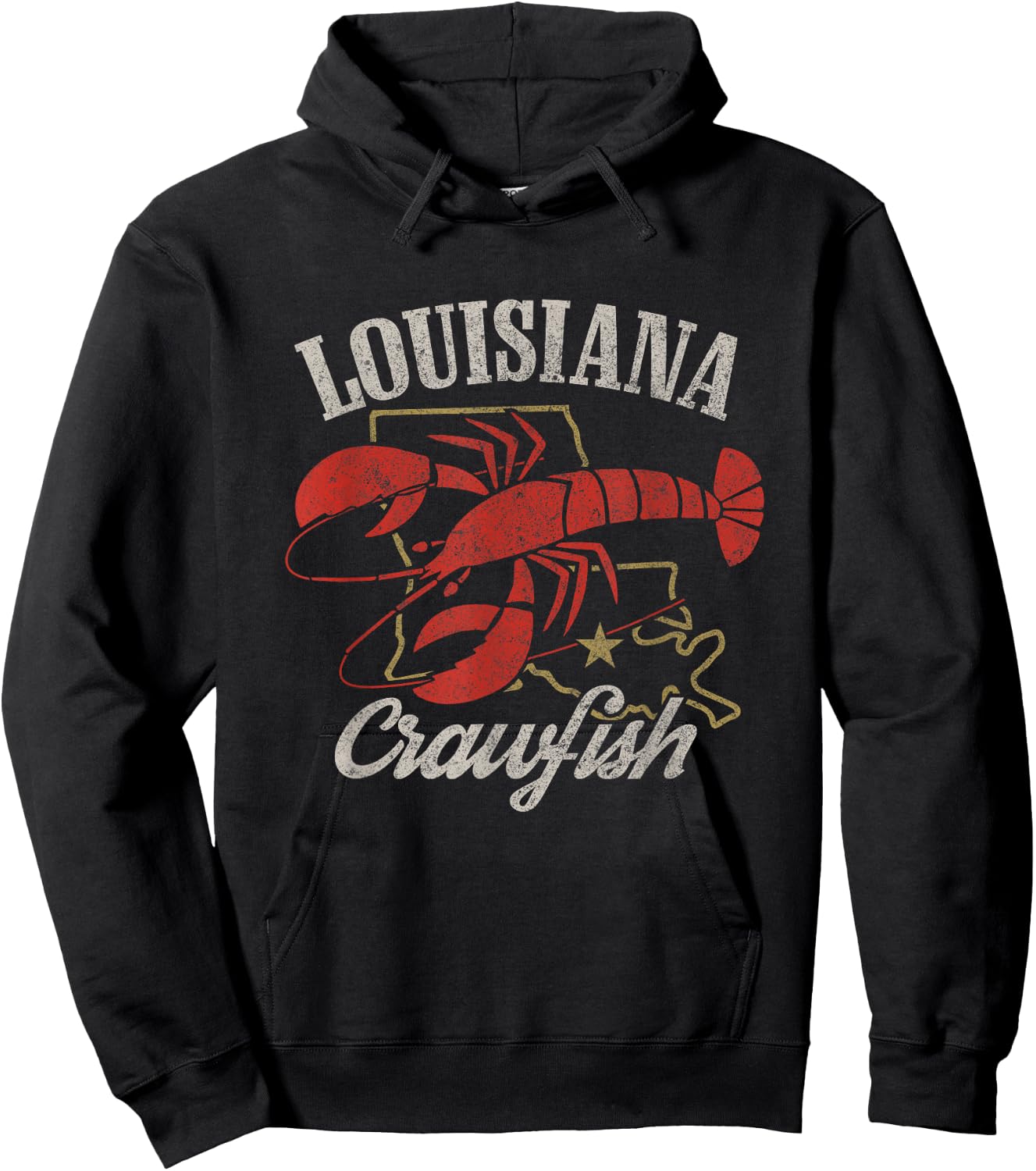 Crawfish Louisiana Lover Crayfish Cajun Boil Festival Men Hoodie - Hoodie | Black