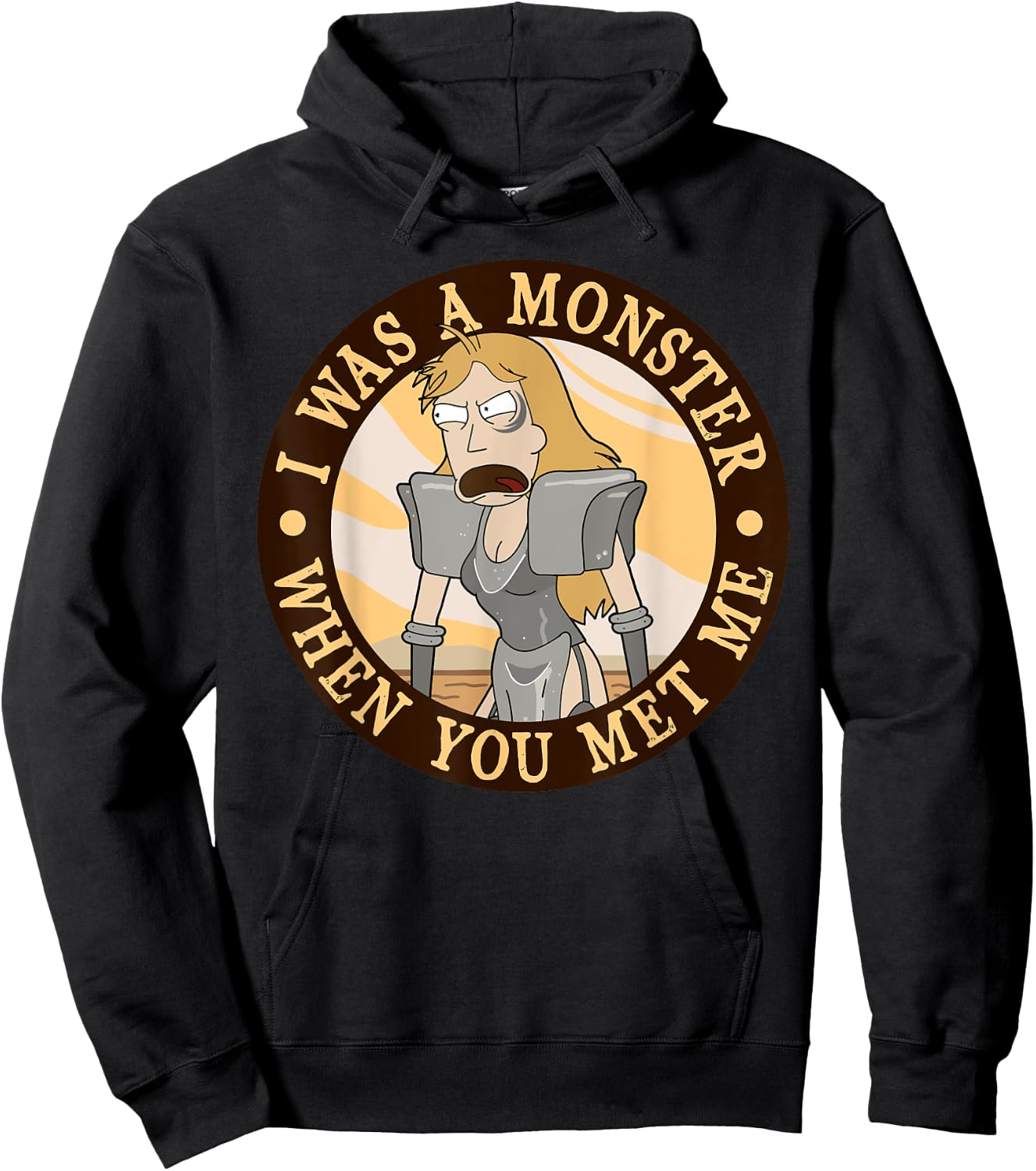Mademark x Rick and Morty - Rick and Morty Summer Monster Hoodie - Hoodie | Black