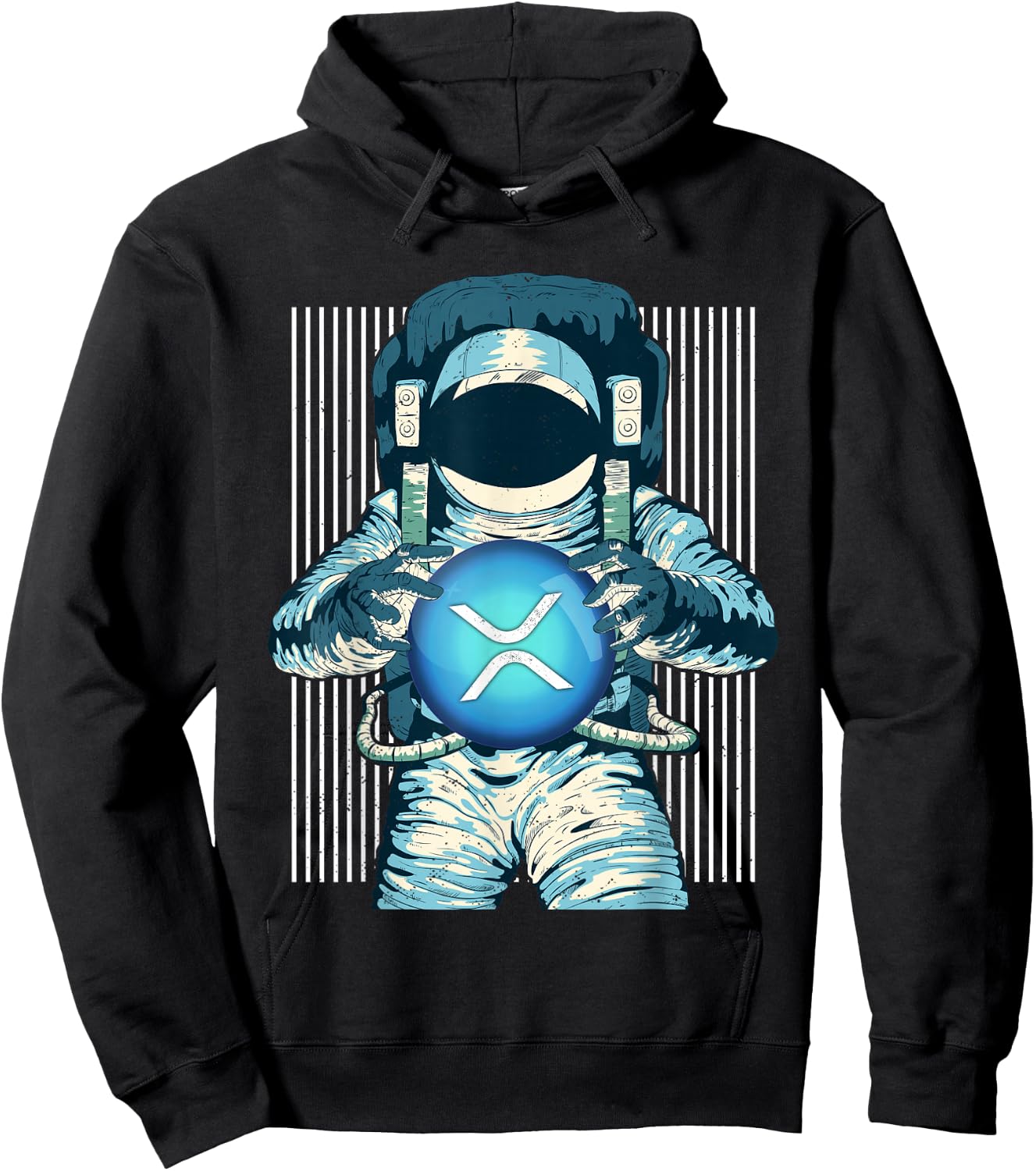 XRP Crypto Gift Cryptocurrency Blockchain Community Hoodie - Hoodie | Black
