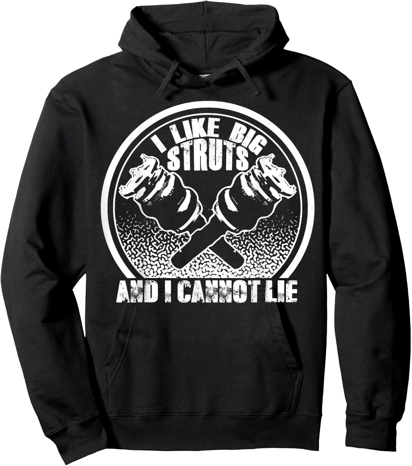 I Like Big Struts And I Cannot Lie - Funny Car Guy Shirts Hoodie - Hoodie | Black