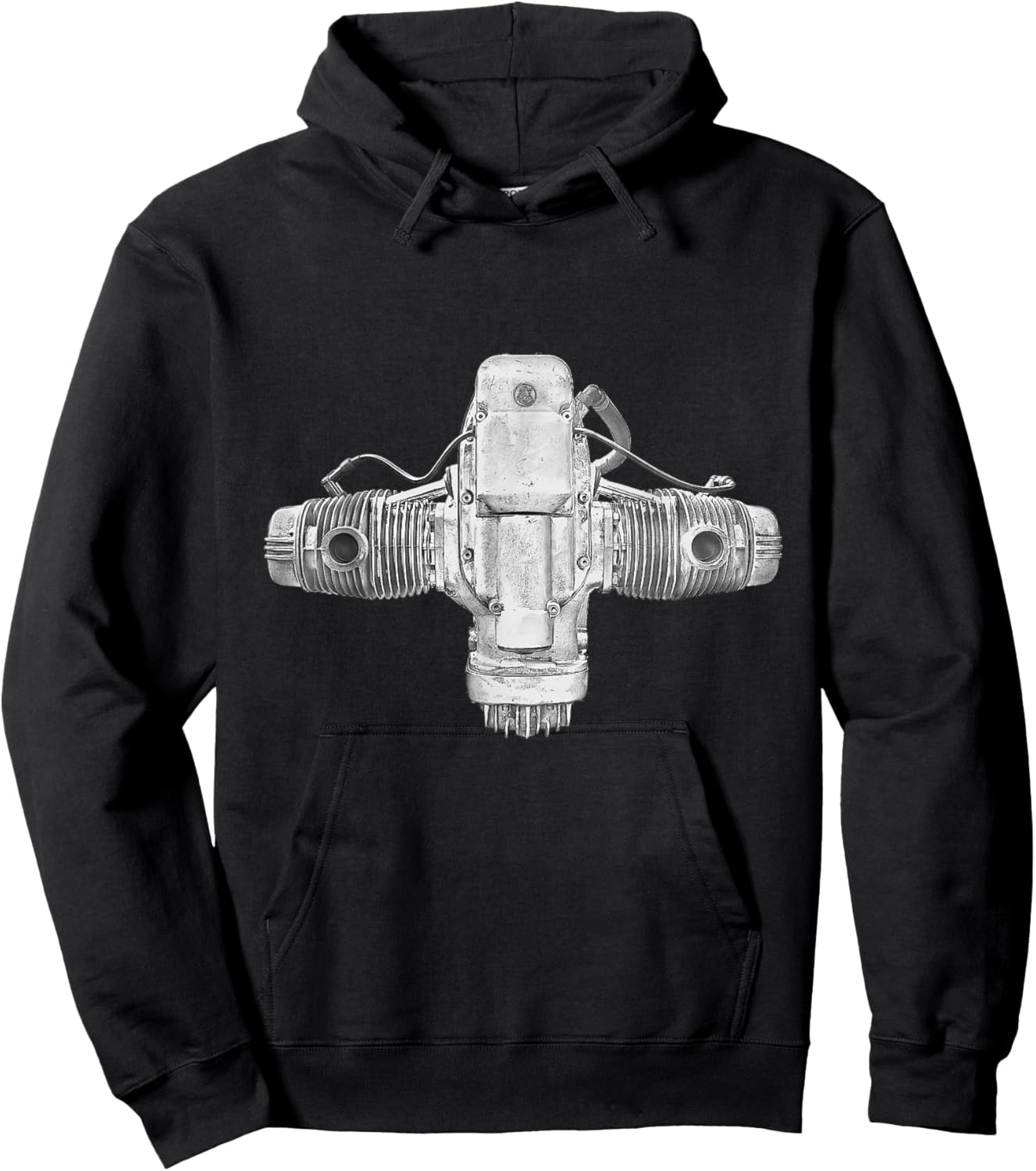 Ural Boxer Engine Hoodie - Hoodie | Black