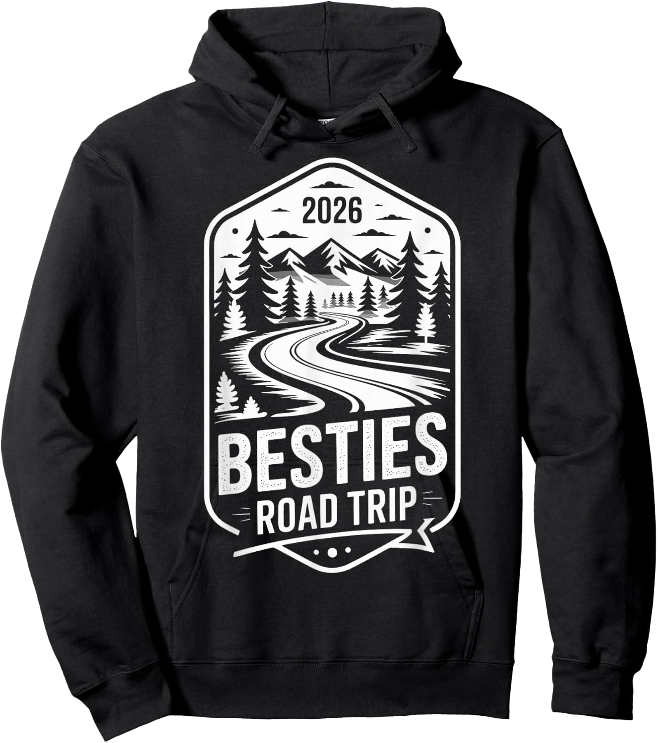 Besties Road Trip 2026 Hoodie - Hoodie | Black