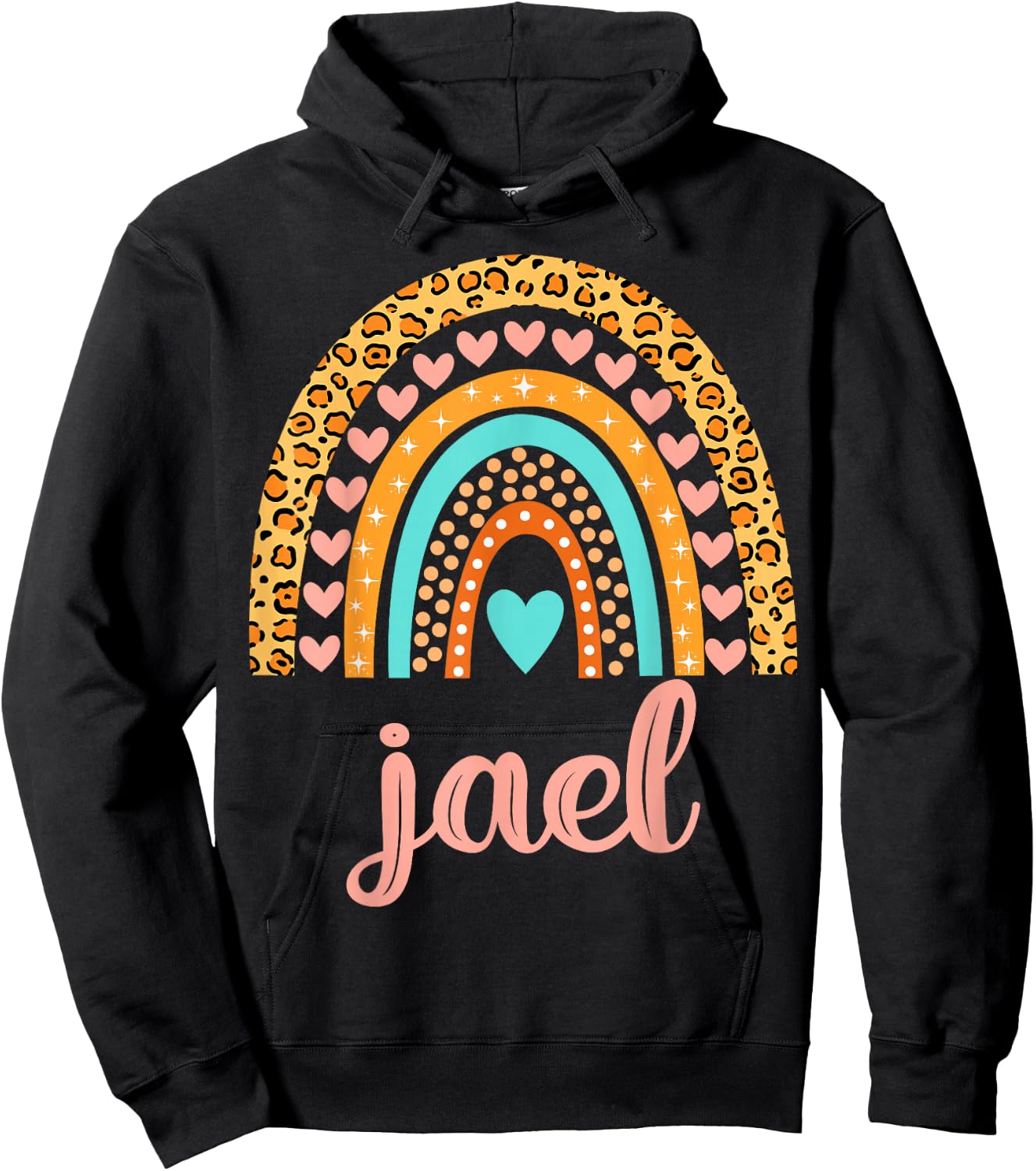 Jael Jael Name Birthday Shirt Gift Hoodie - Hoodie | Black