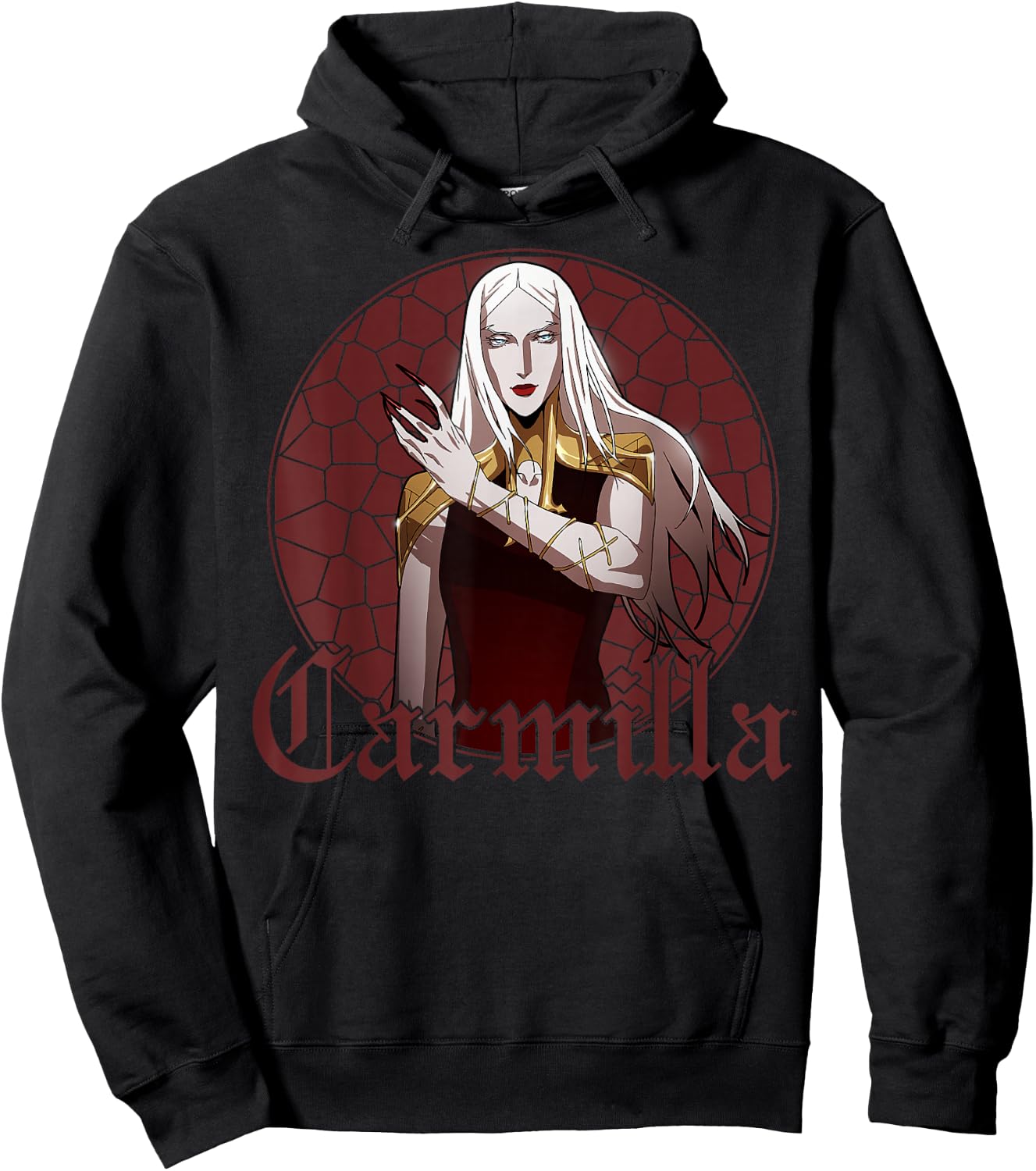 Netflix Castlevania Carmilla Portrait Hoodie - Hoodie | Black