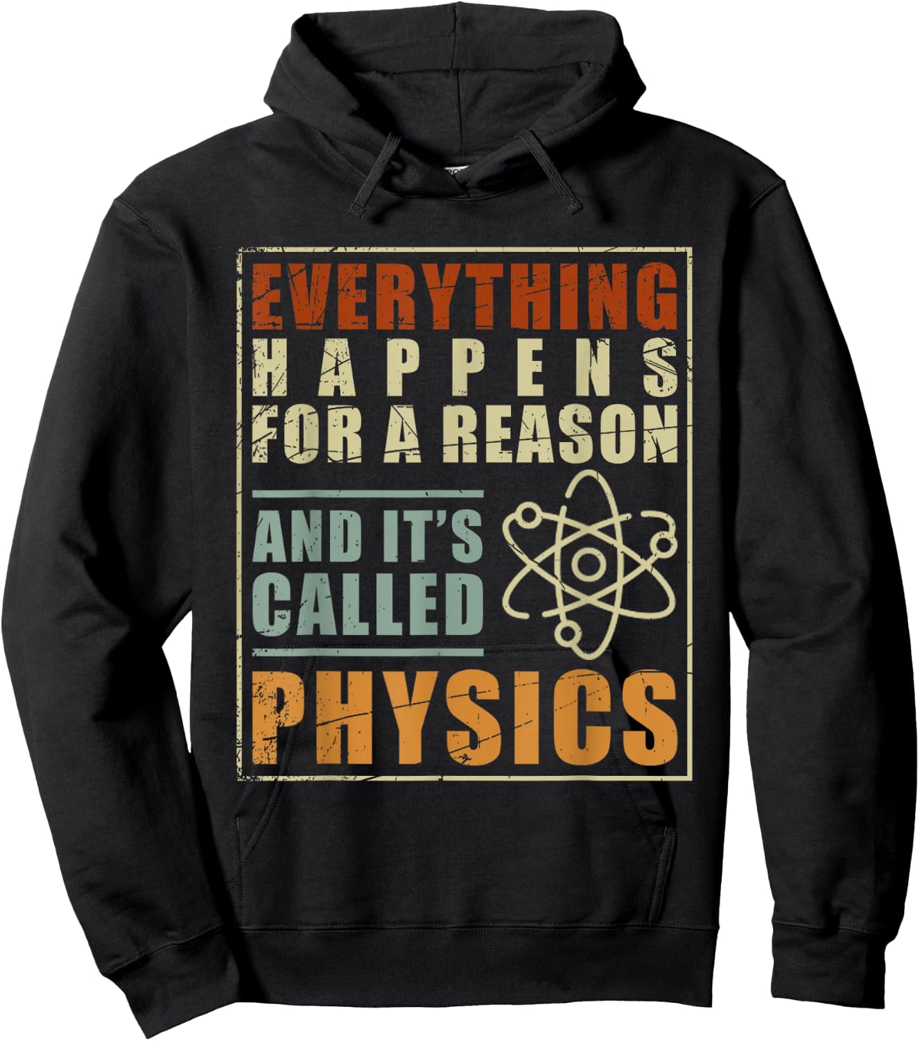 Physics Teacher Physicist Gift Physics Hoodie - Hoodie | Black