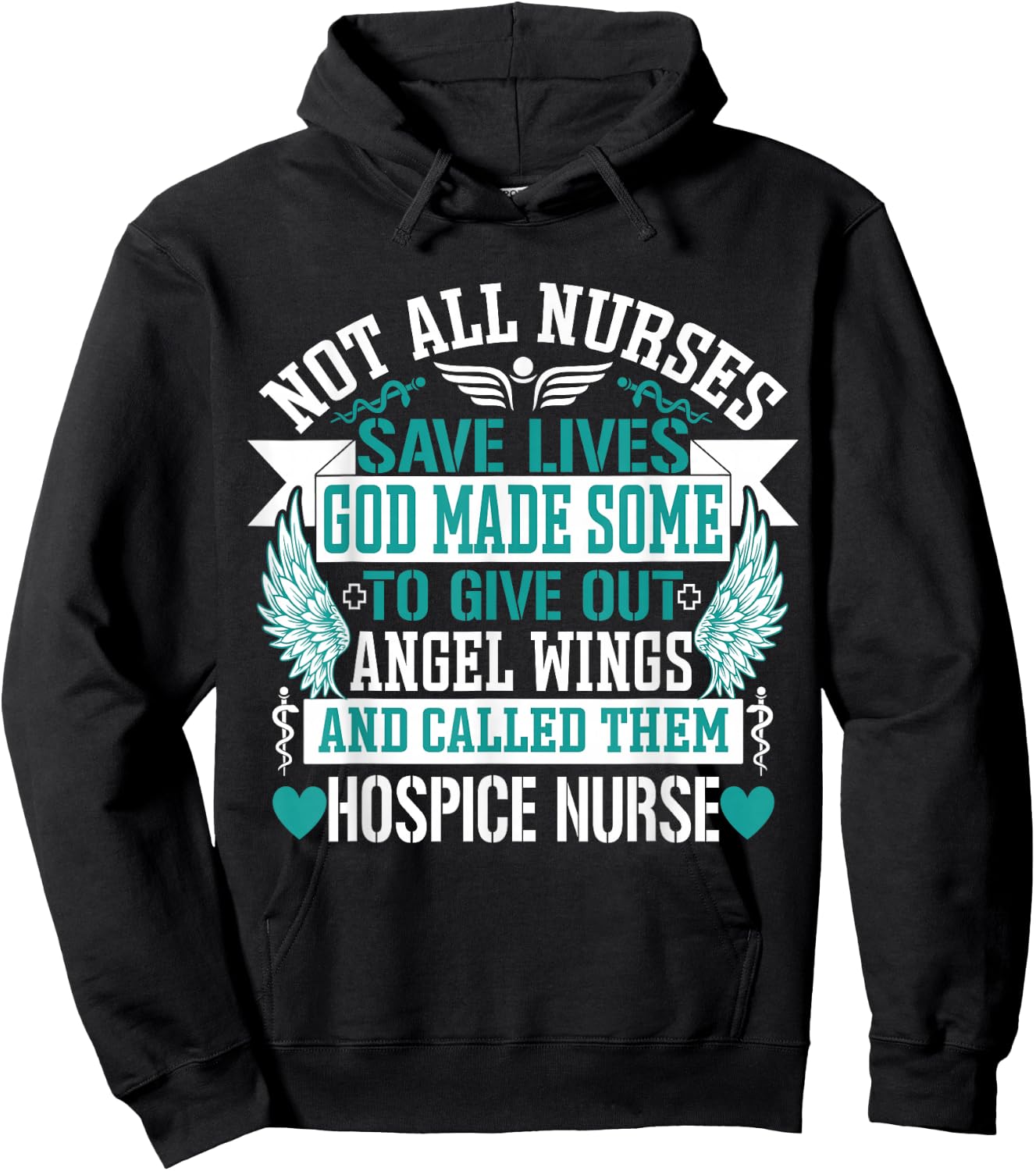 Not All Nurses Save Lives Called Them Hospice Nurse Hoodie - Hoodie | Black