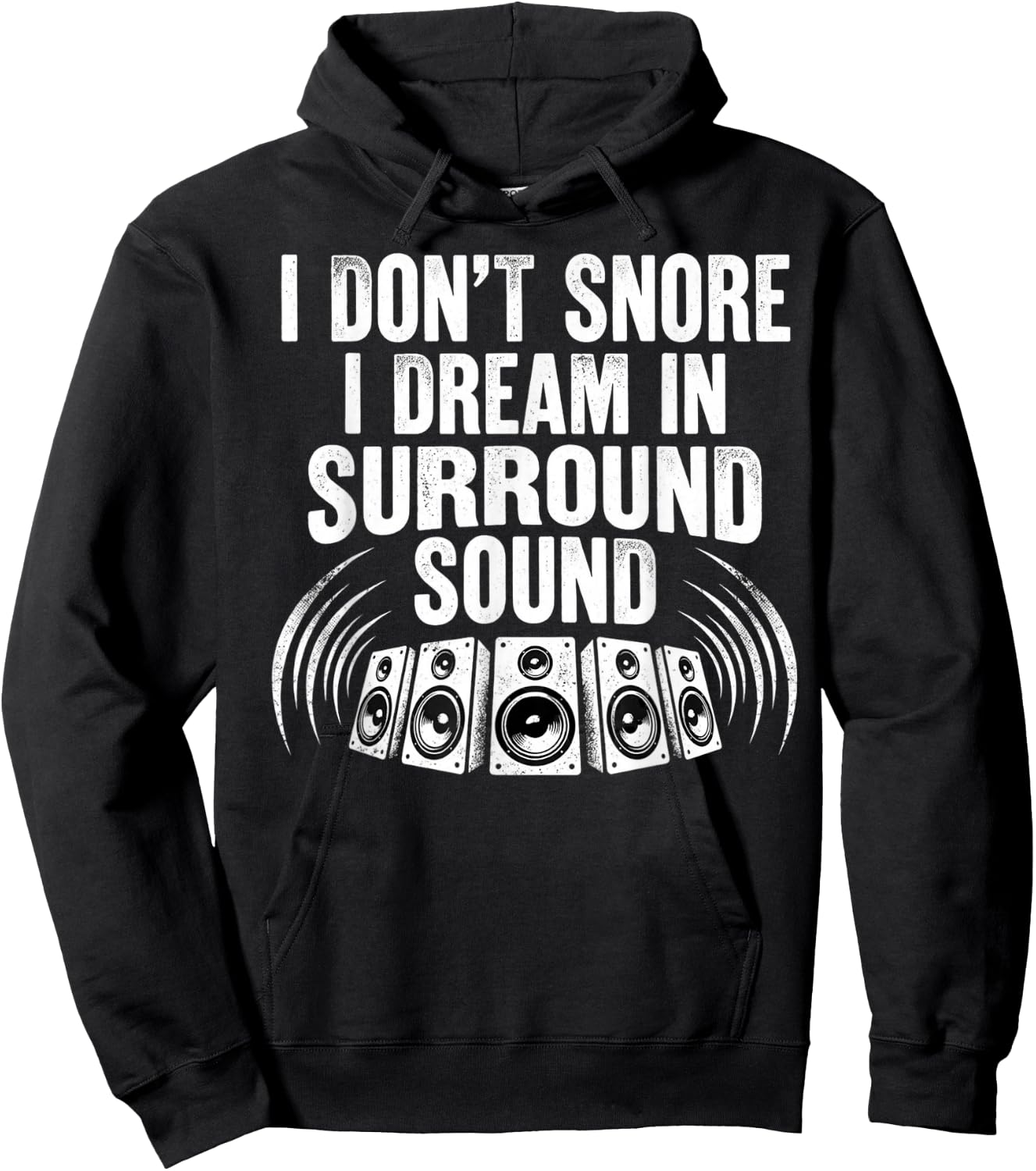 T-Shirt Hoodie - Hoodie | Black