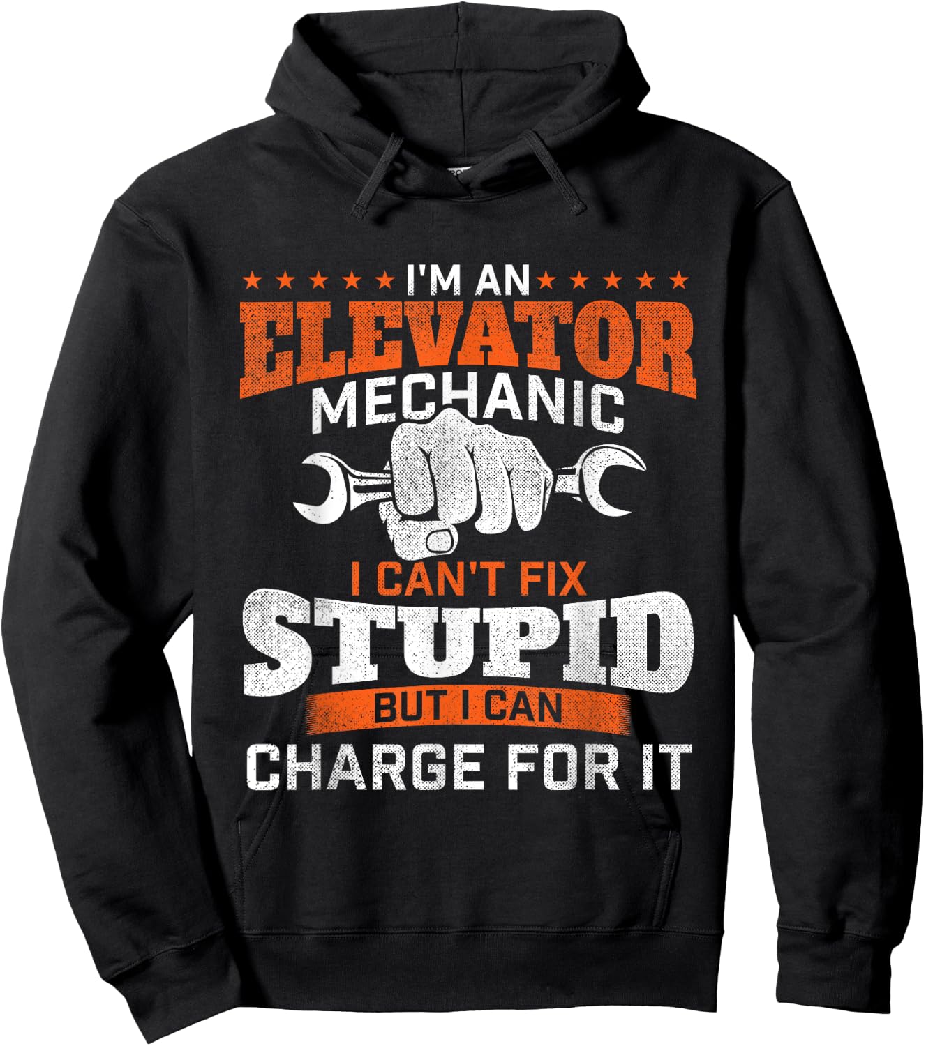 I'm An Elevator Mechanic - Elevator Technician Maintenance Hoodie - Hoodie | Black