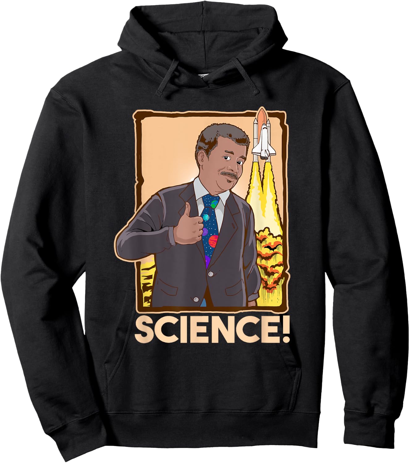 Neil deGrasse Tyson Science Hoodie - Hoodie | Black