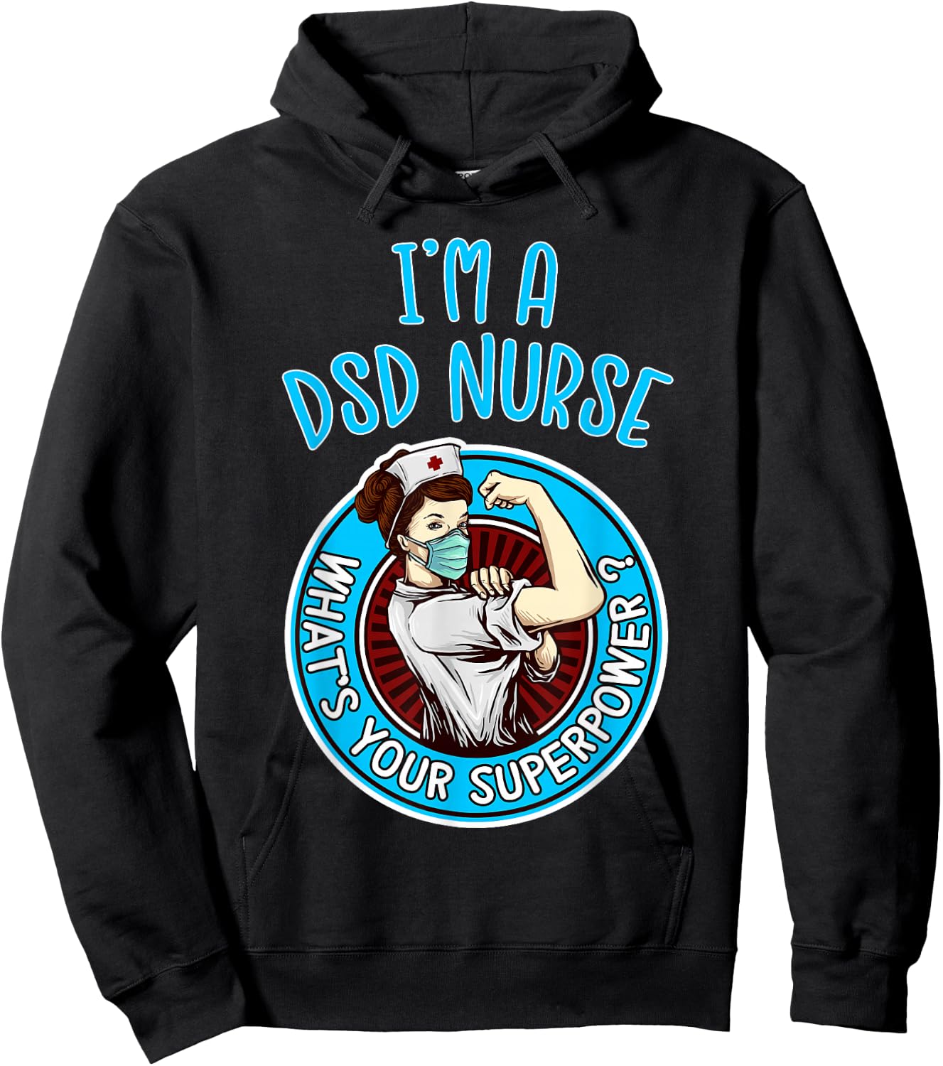 DSD Nurse Women Nursing Apparel And Items Hoodie - Hoodie | Black