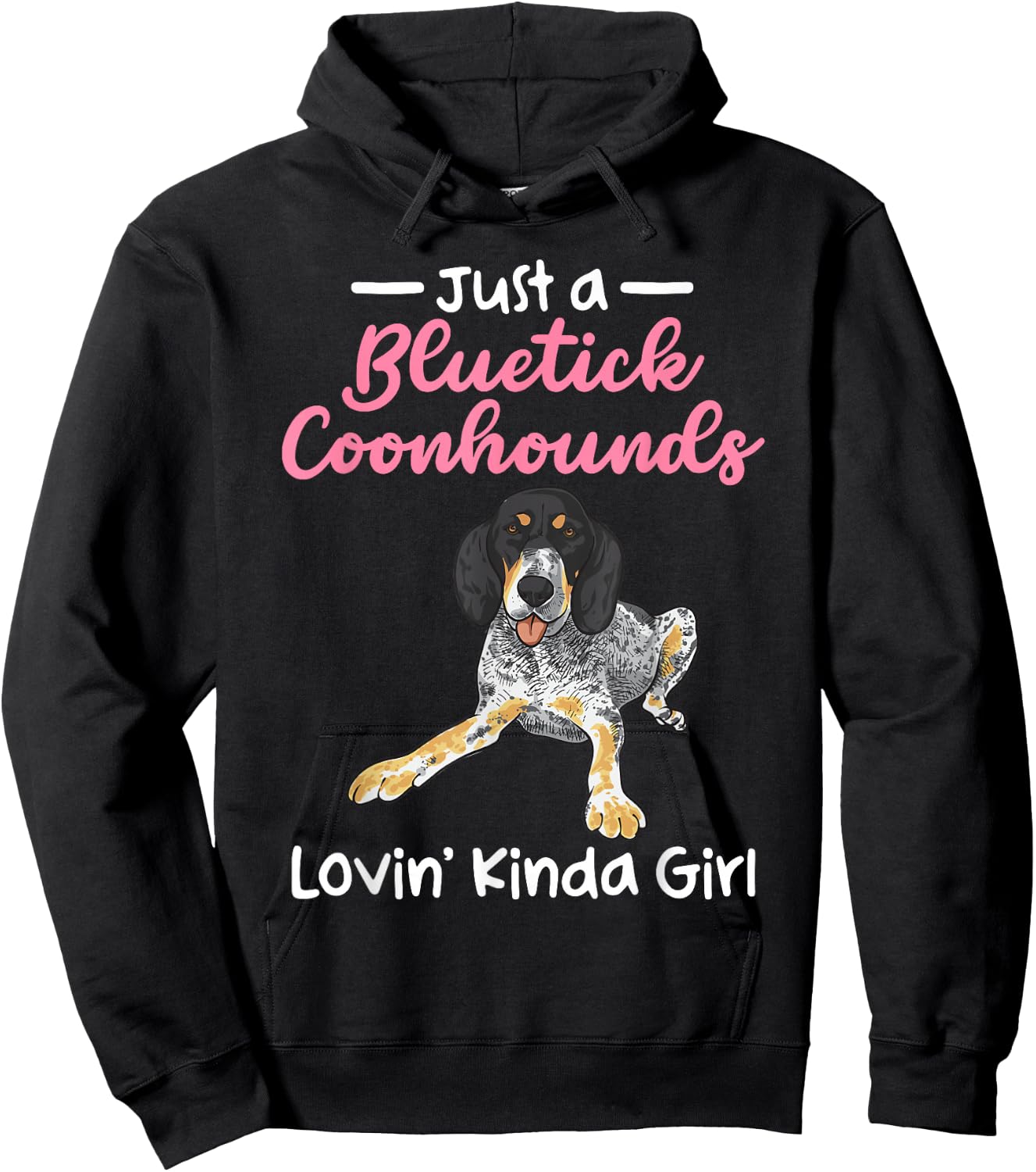 Bluetick Coonhound Hoodie - Hoodie | Black