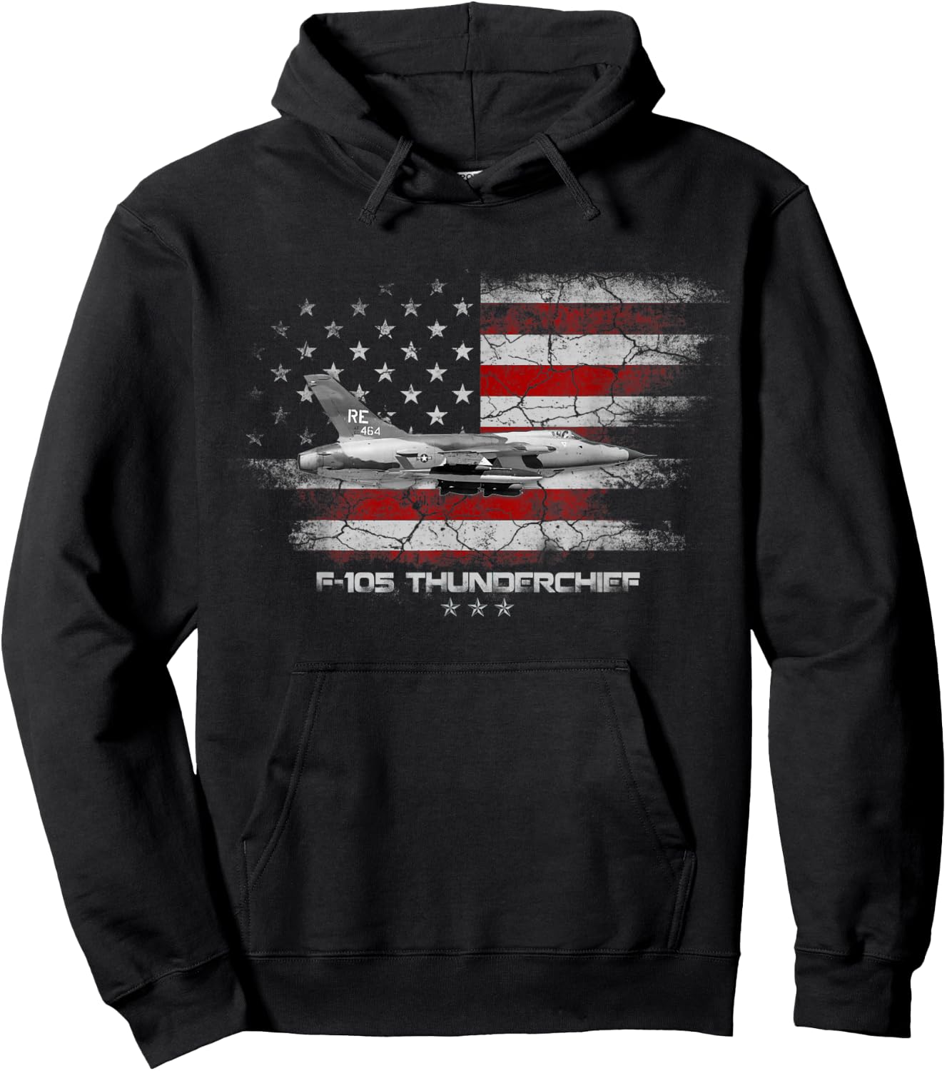 F-105 Thunderchief Fighter Jet Pilot Veteran Vietnam War Hoodie - Hoodie | Black