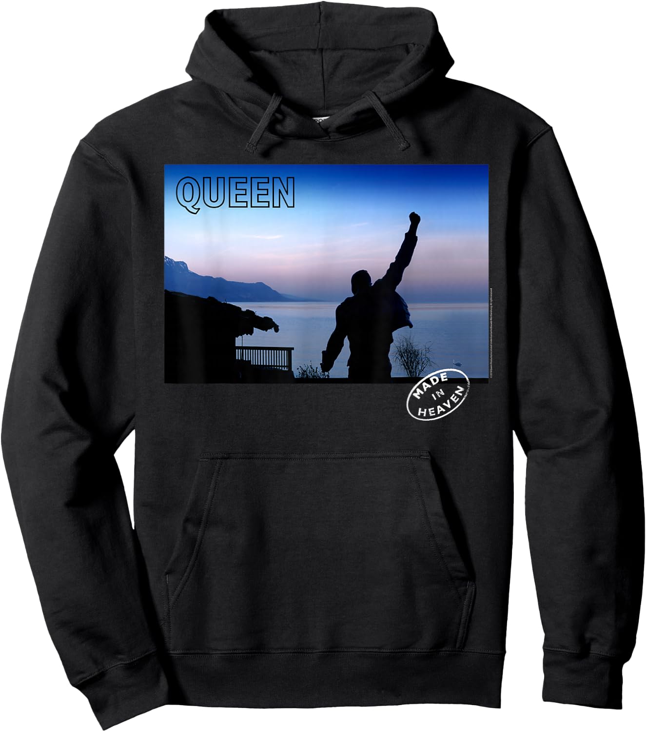Queen Official Made in Heaven Photo Hoodie - Hoodie | Black