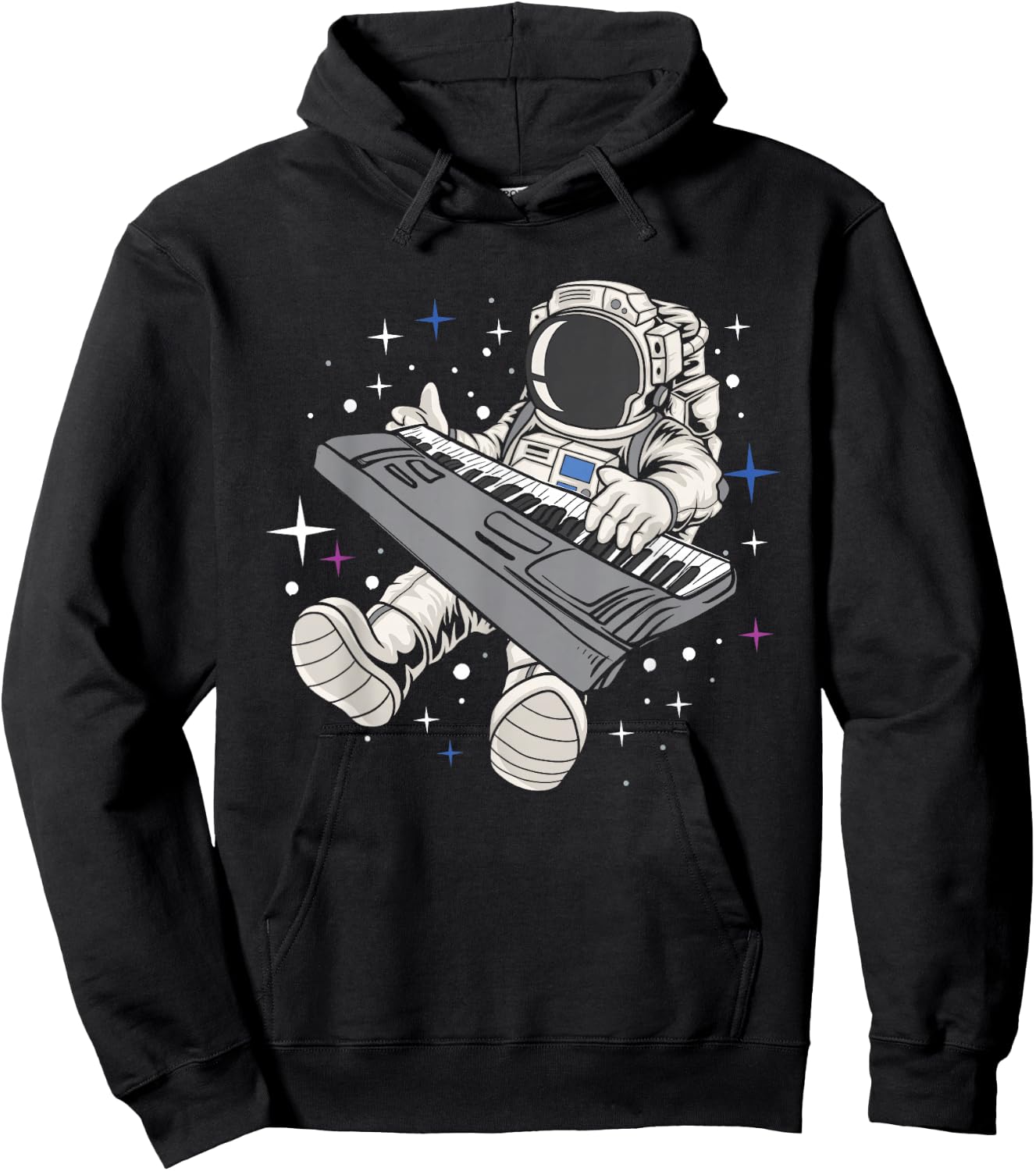 Keyboard Astronaut - Keyboard Player Keyboardist Keyboarder Hoodie - Hoodie | Black