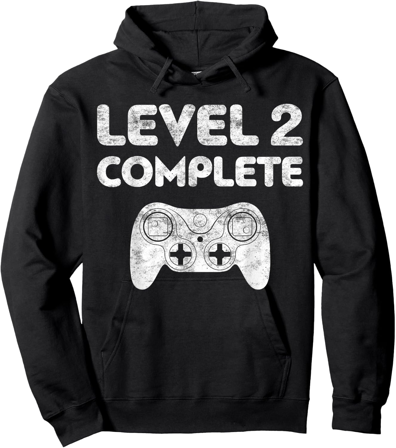 Level 2 Complete Shirt Men Women 2nd Wedding Anniversary Hoodie - Hoodie | Black