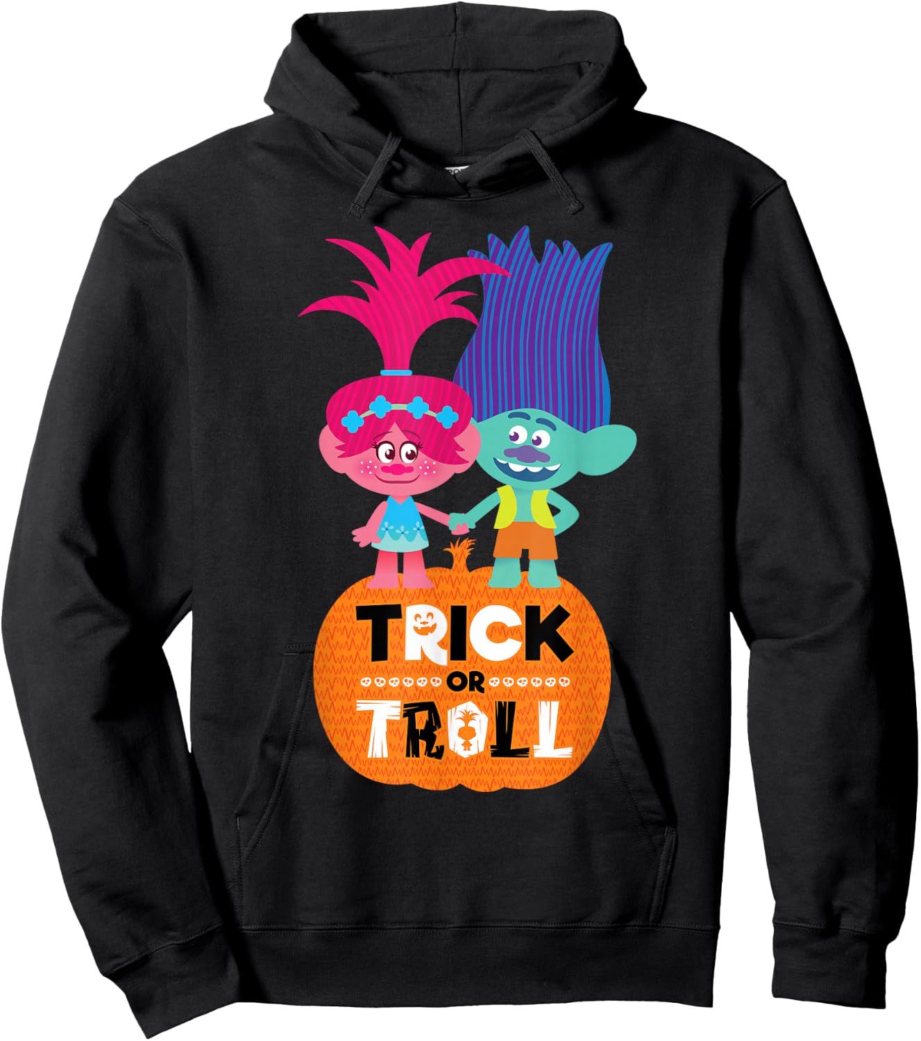 DreamWorks Trolls Happy Halloween Hoodie - Hoodie | Black