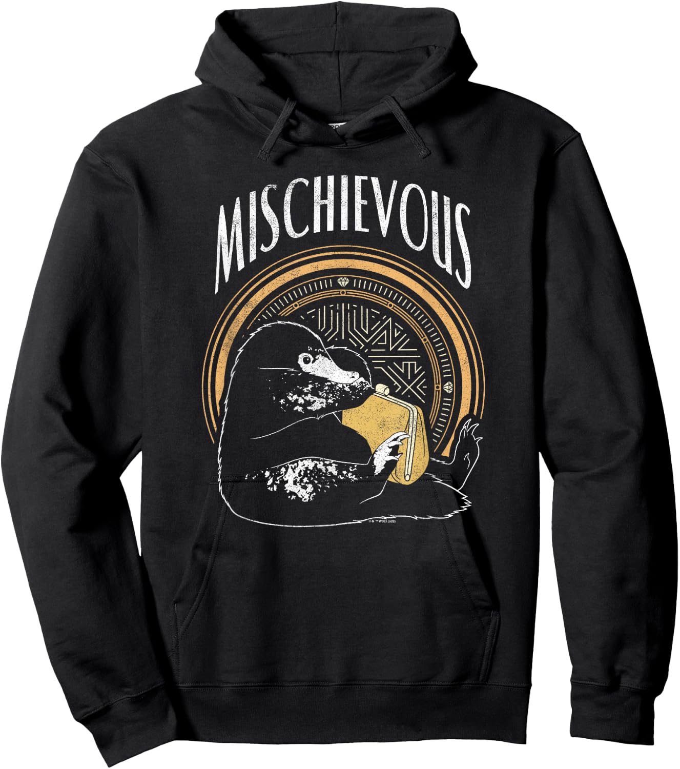 Fantastic Beasts Mischievous Niffler Poster Hoodie - Hoodie | Black