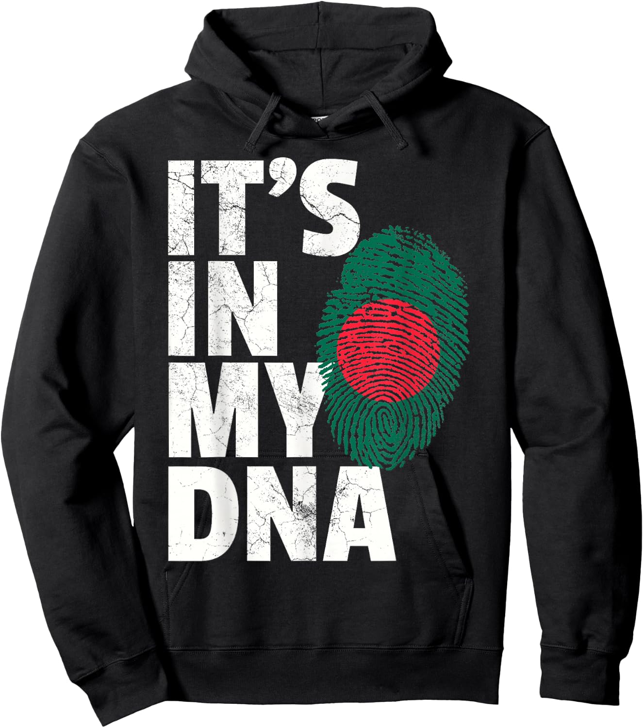 IT'S IN MY DNA Bangladesh Flag Men Women Pride Roots Gift Hoodie - Hoodie | Black