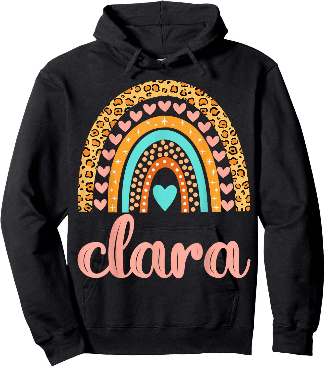 Clara Clara Name Birthday Shirt Gift Hoodie - Hoodie | Black