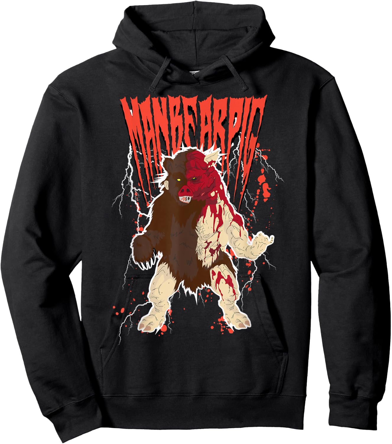 South Park Man Bear Pig Hoodie - Hoodie | Black