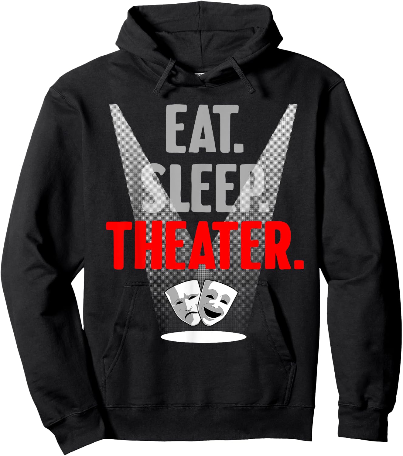 Funny Theater Gift Men Women Actor Actress Drama Performer Hoodie - Hoodie | Black