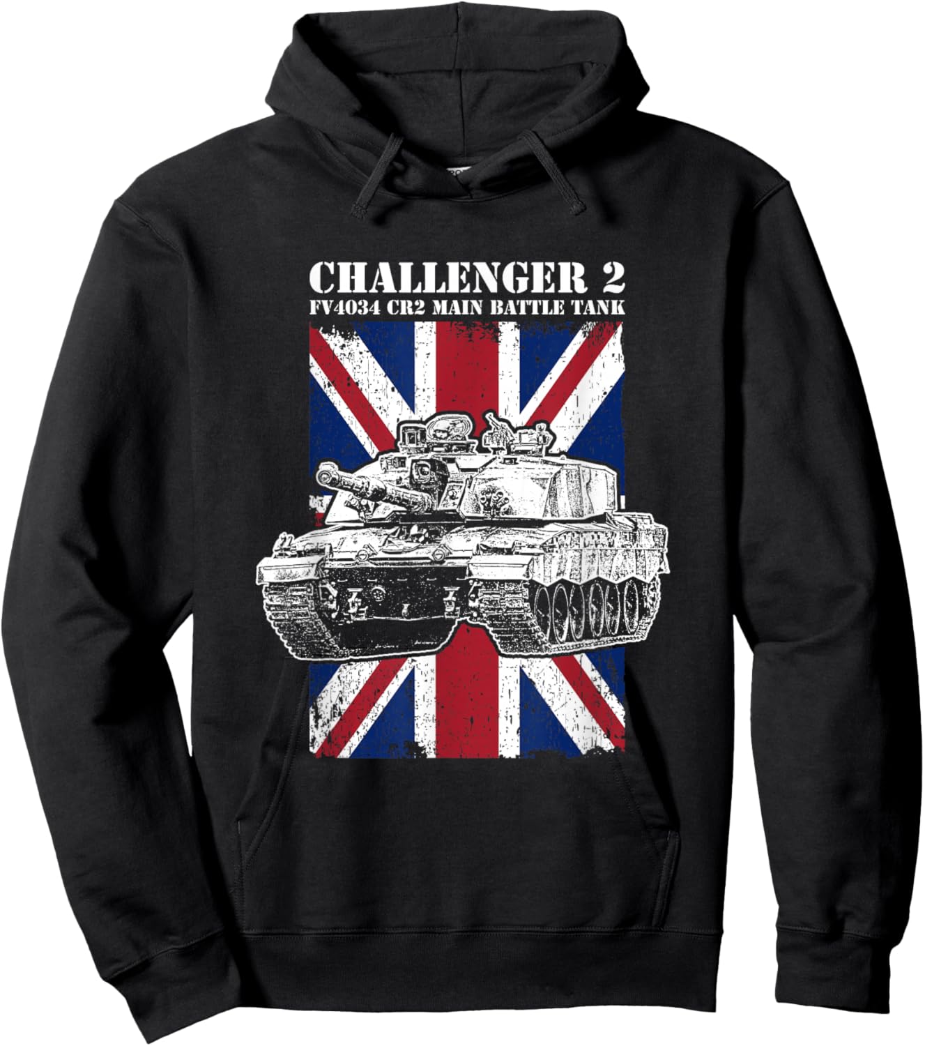 Challenger 2 Tank British MBT Hoodie - Hoodie | Black