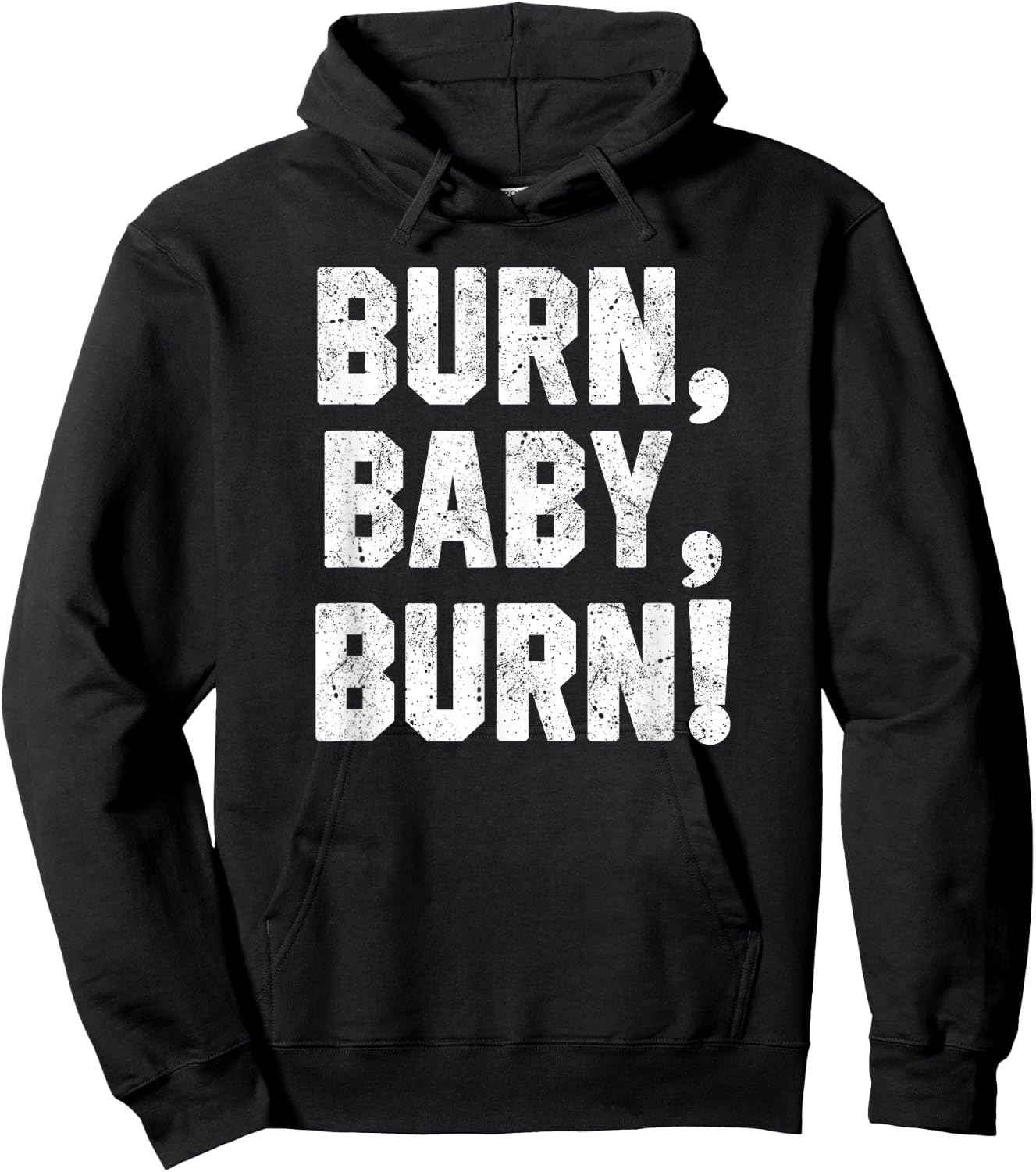 Funny Grill Shirt Burn, Baby Smoke Meat Dad Joke Grilling Hoodie - Hoodie | Black