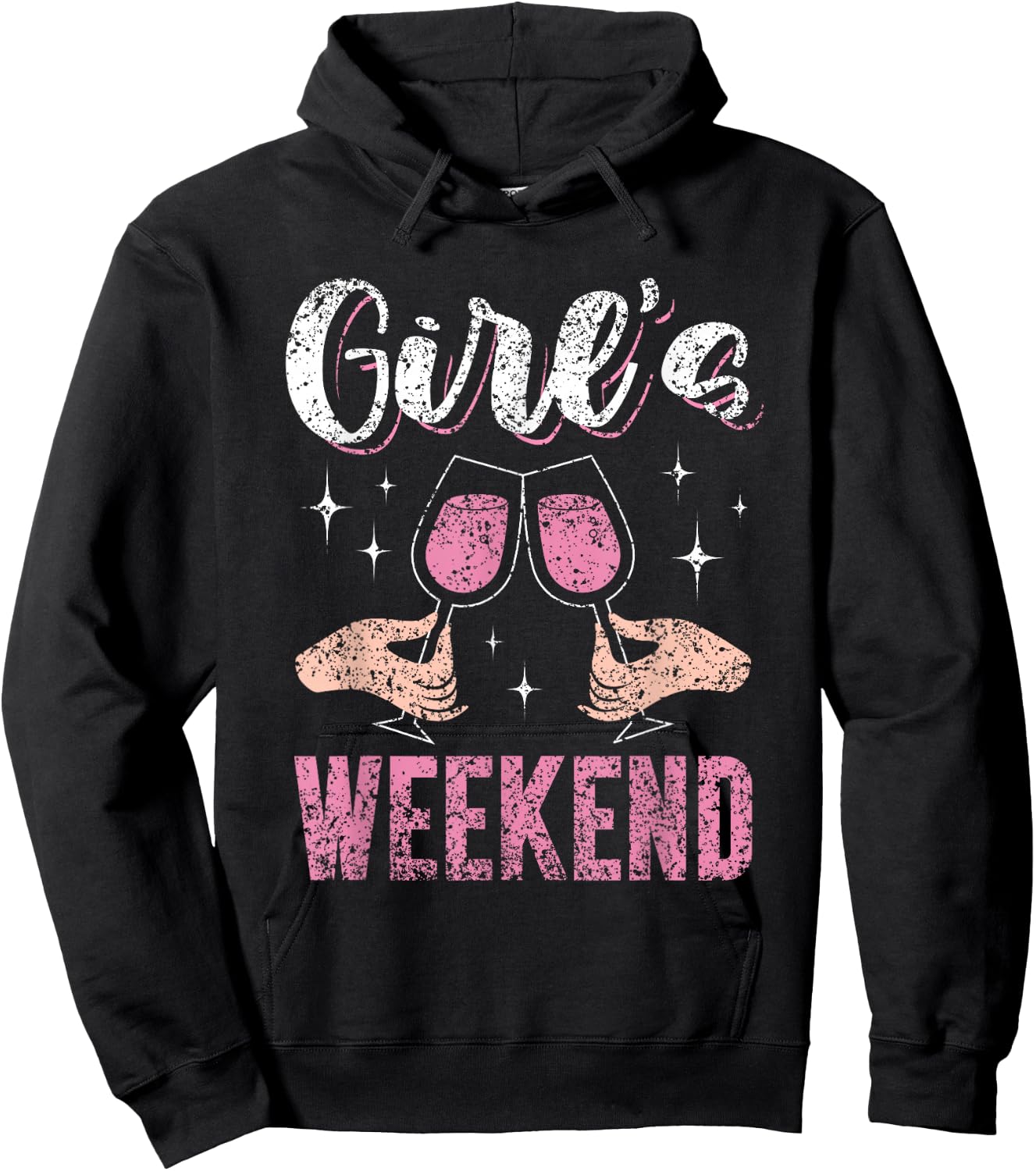 Girls' Weekend Cute Girls Trip Hoodie - Hoodie | Black