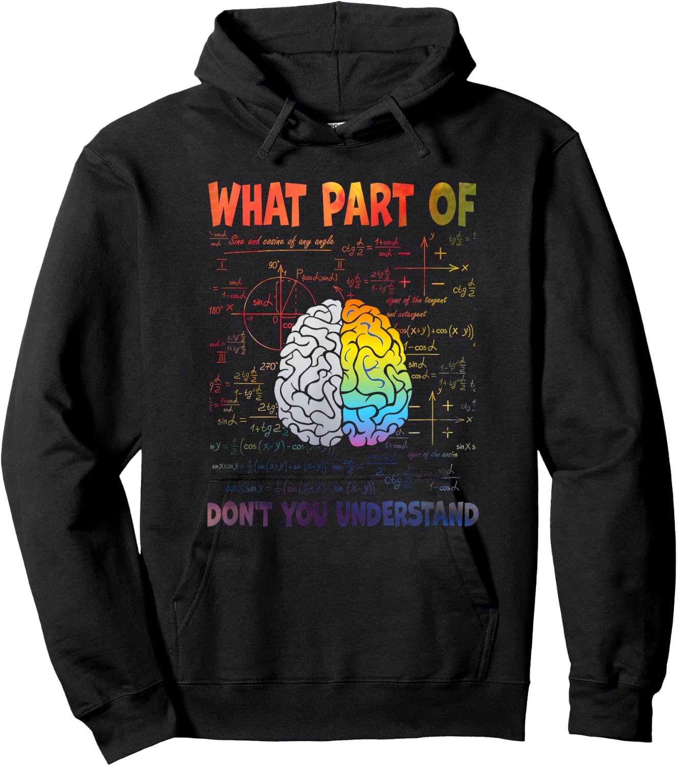 What Part Of Don't You Understand Hoodie - Hoodie | Black