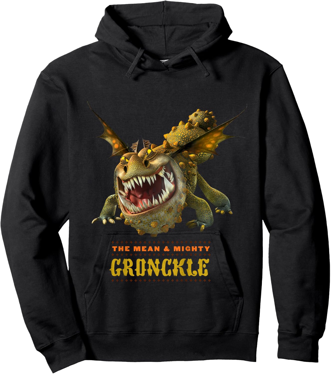 DreamWorks' Dragons: The Mean and Mighty Gronckle Hoodie - Hoodie | Black