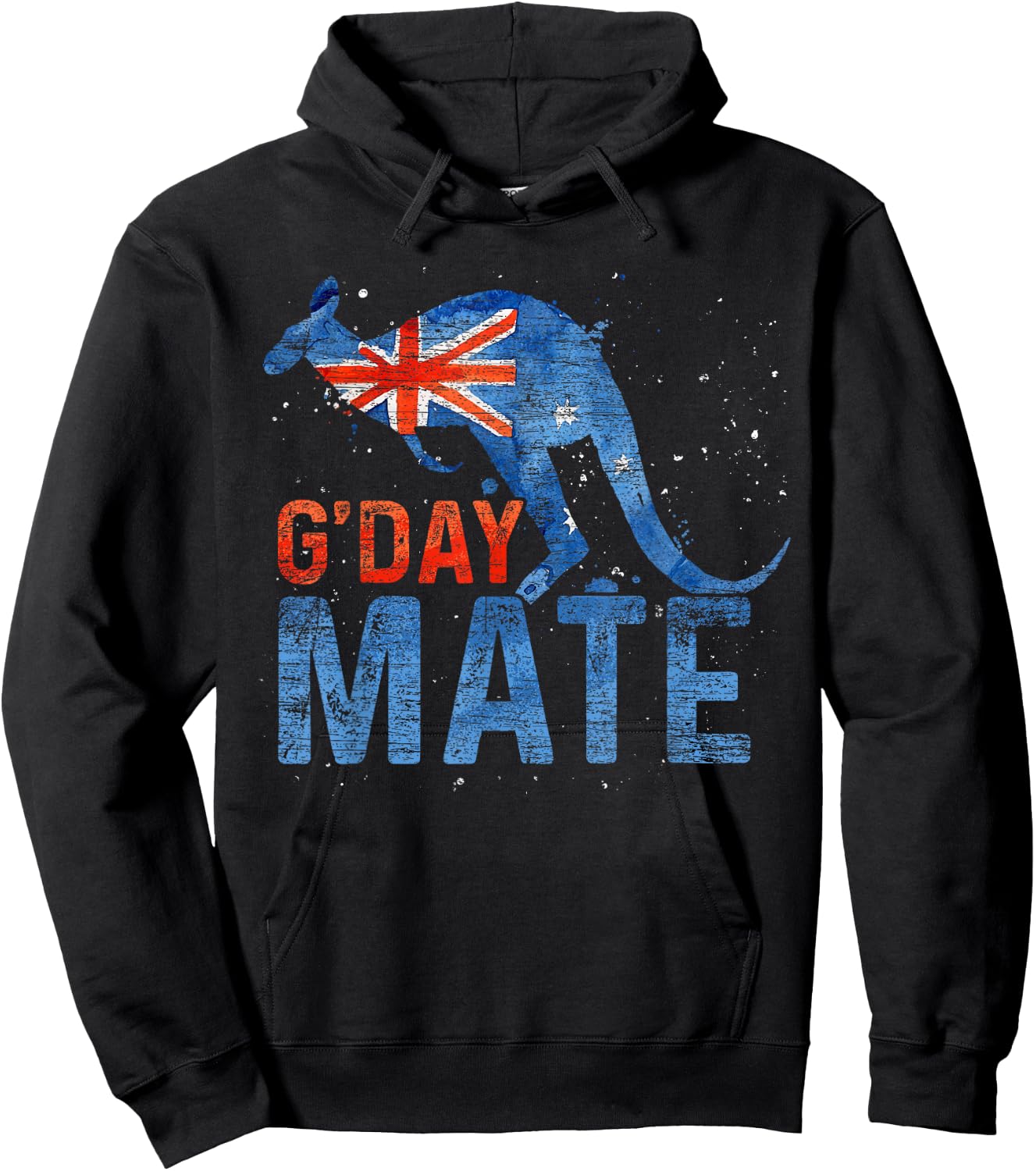 Guten Tag Mein Freund Kangaroo Animal Lover Australia Hoodie - Hoodie | Black