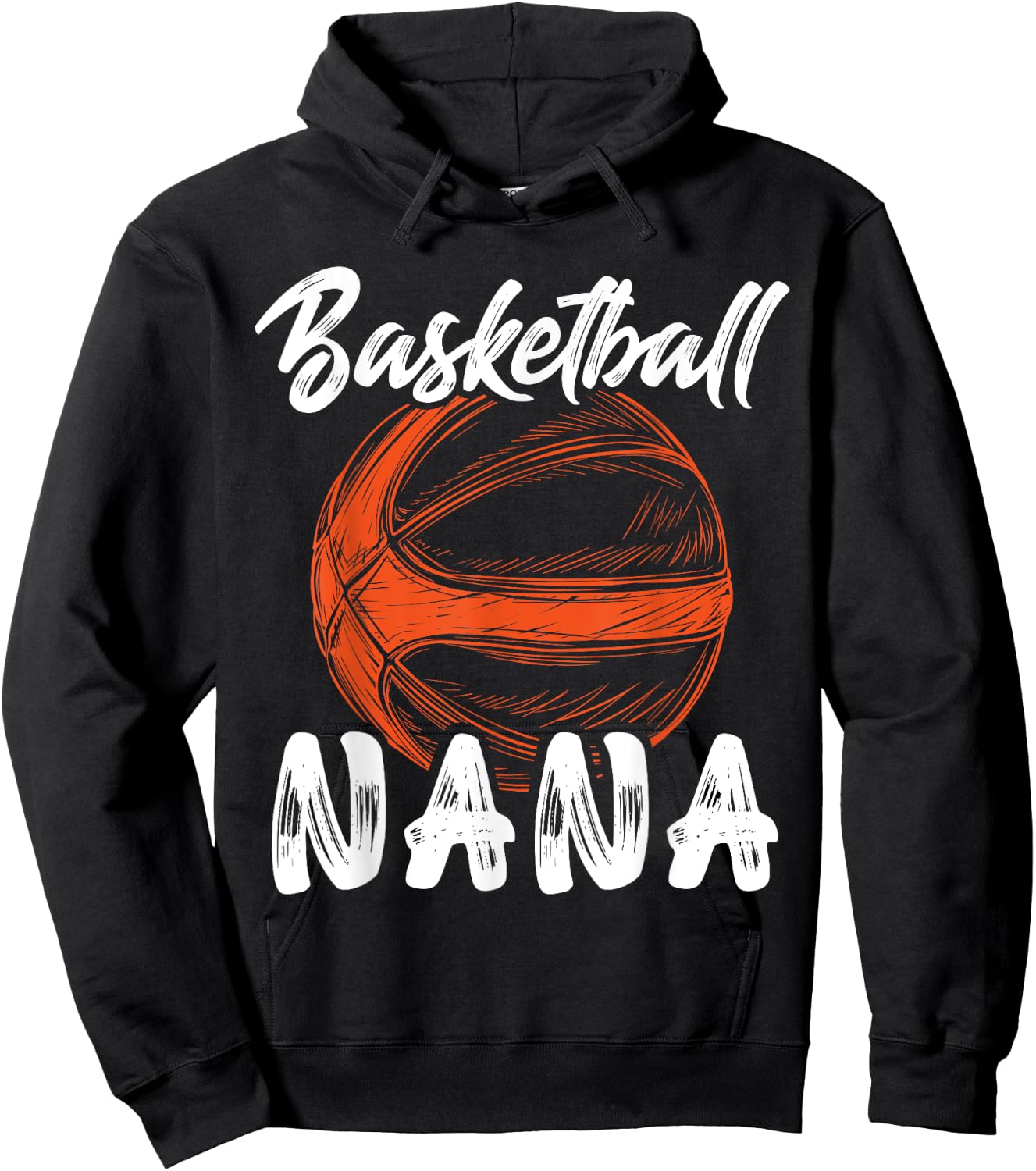 Basketball Nana Women Family Matching Basketball Ballers Hoodie - Hoodie | Black