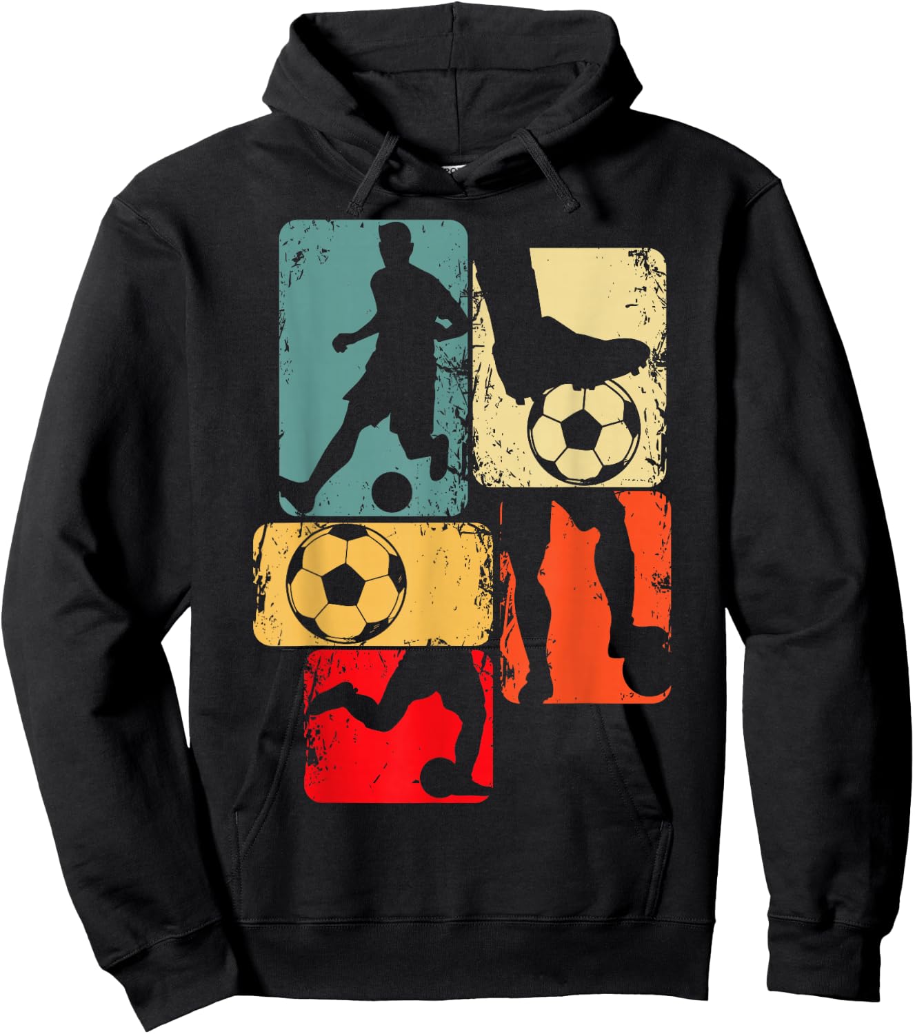 Soccer Player Boys Kids Youth Men Hoodie - Hoodie | Black