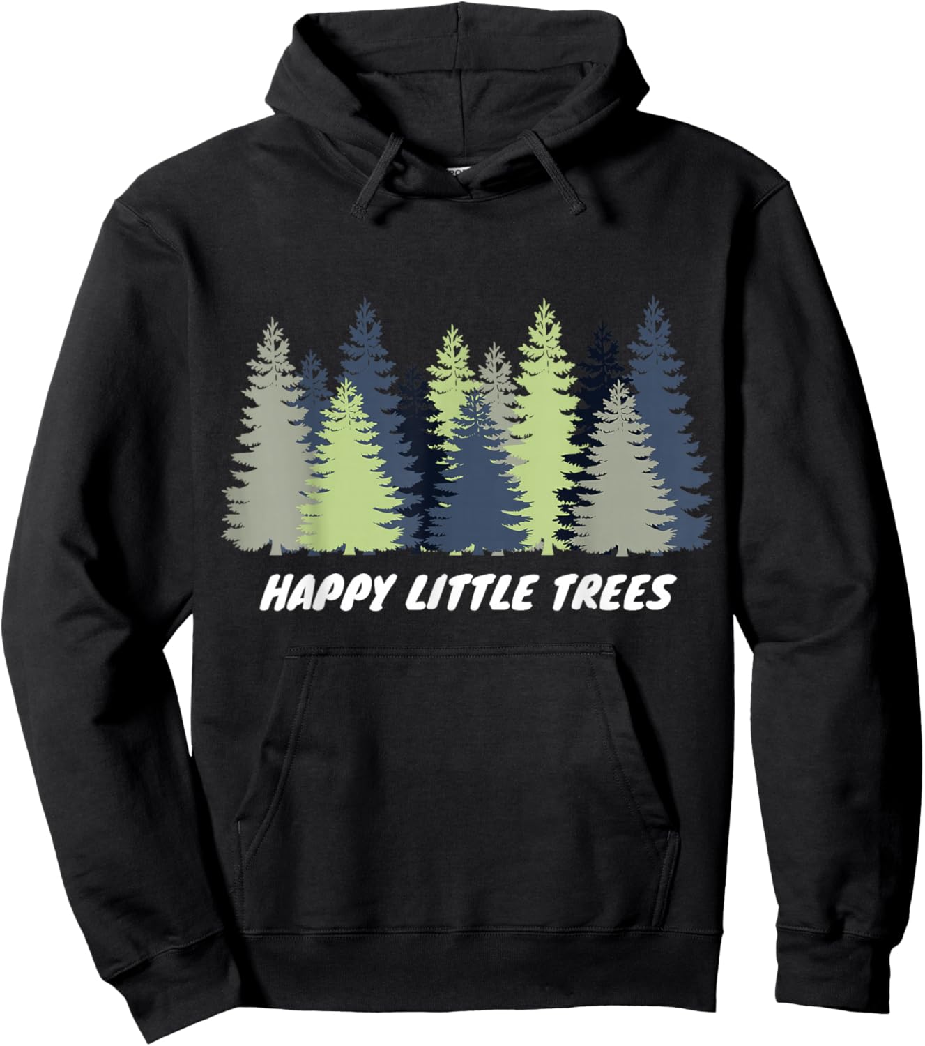 Happy Little Tree Earth Day Men Boy Kids Gift Hoodie - Hoodie | Black