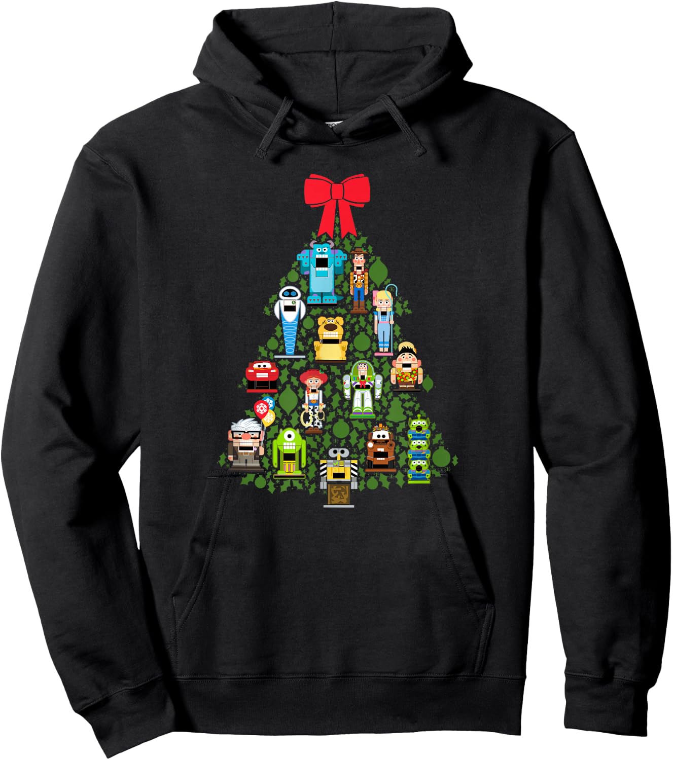 Disney and Pixar Christmas Tree Nutcracker Holiday Hoodie - Hoodie | Black
