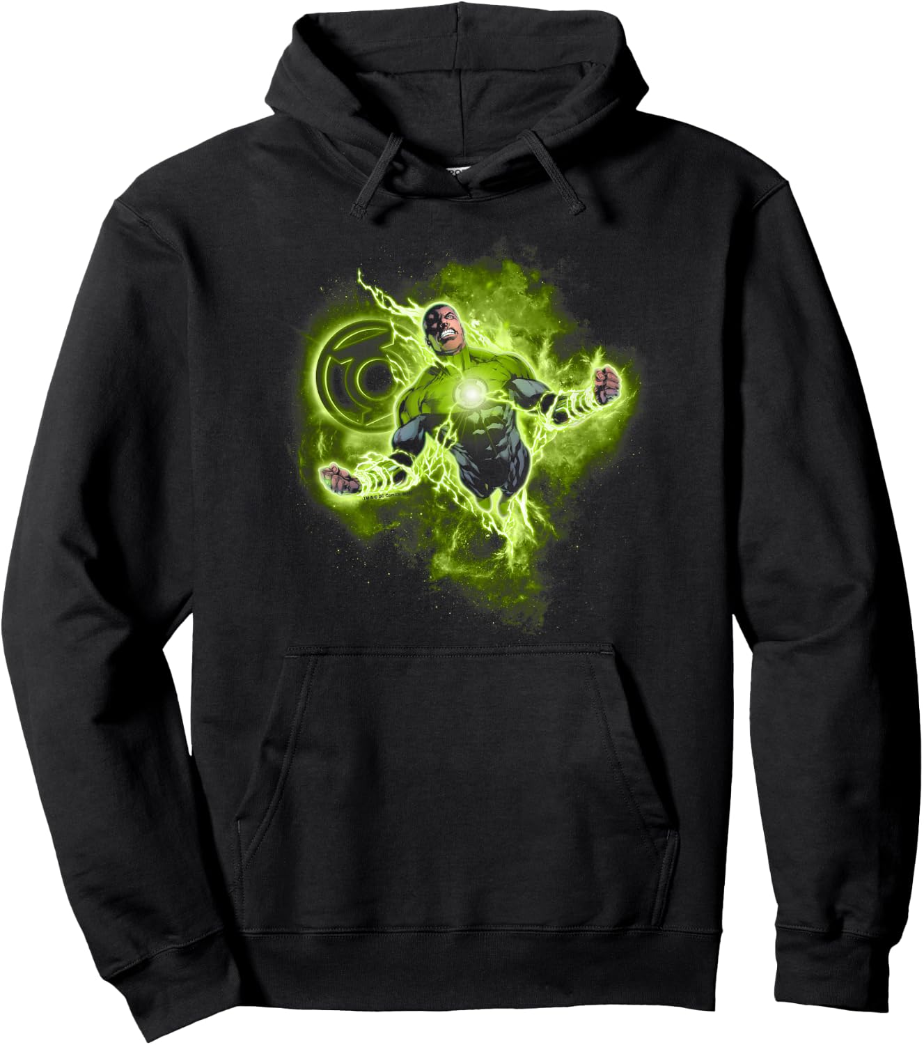Green Lantern Lantern Nebula Hoodie - Hoodie | Black