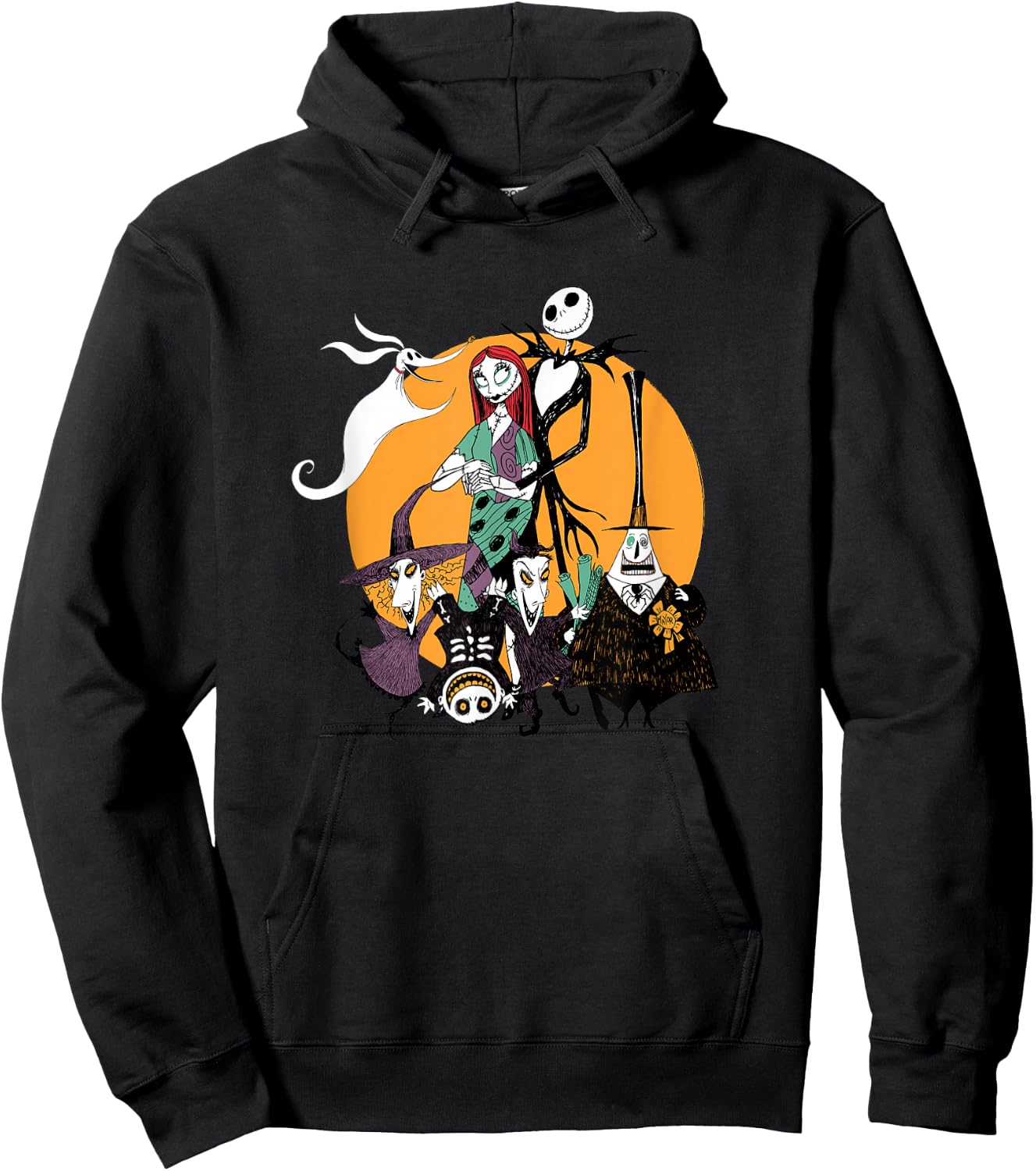 The Nightmare Before Christmas - Character Group Hoodie - Hoodie | Black