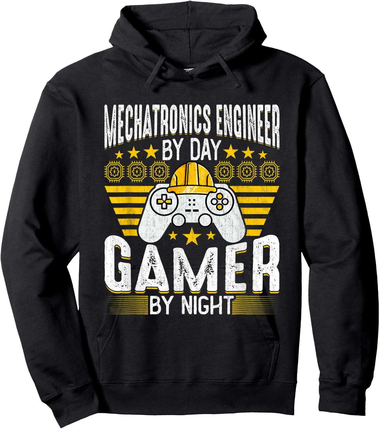 Mechatronics Engineer - Mechatronics Engineering Game Lover Hoodie - Hoodie | Black