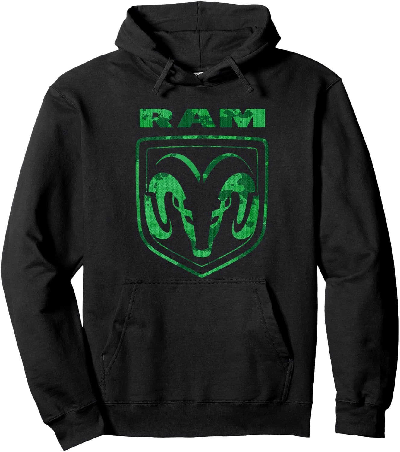 RAM Trucks Green Camo Hoodie - Hoodie | Black