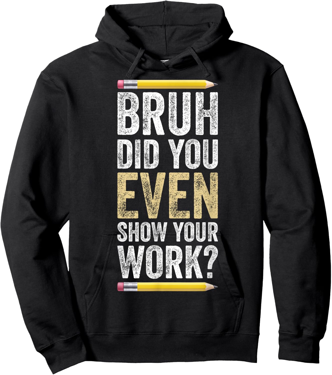 Funny Math Teacher Joke Men Women Fun Best Math Quotes Hoodie - Hoodie | Black