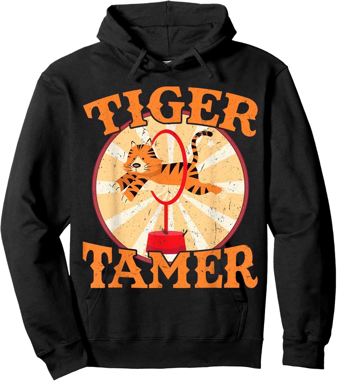 Tiger Tamer - Circus Party Ringmaster Hoodie - Hoodie | Black