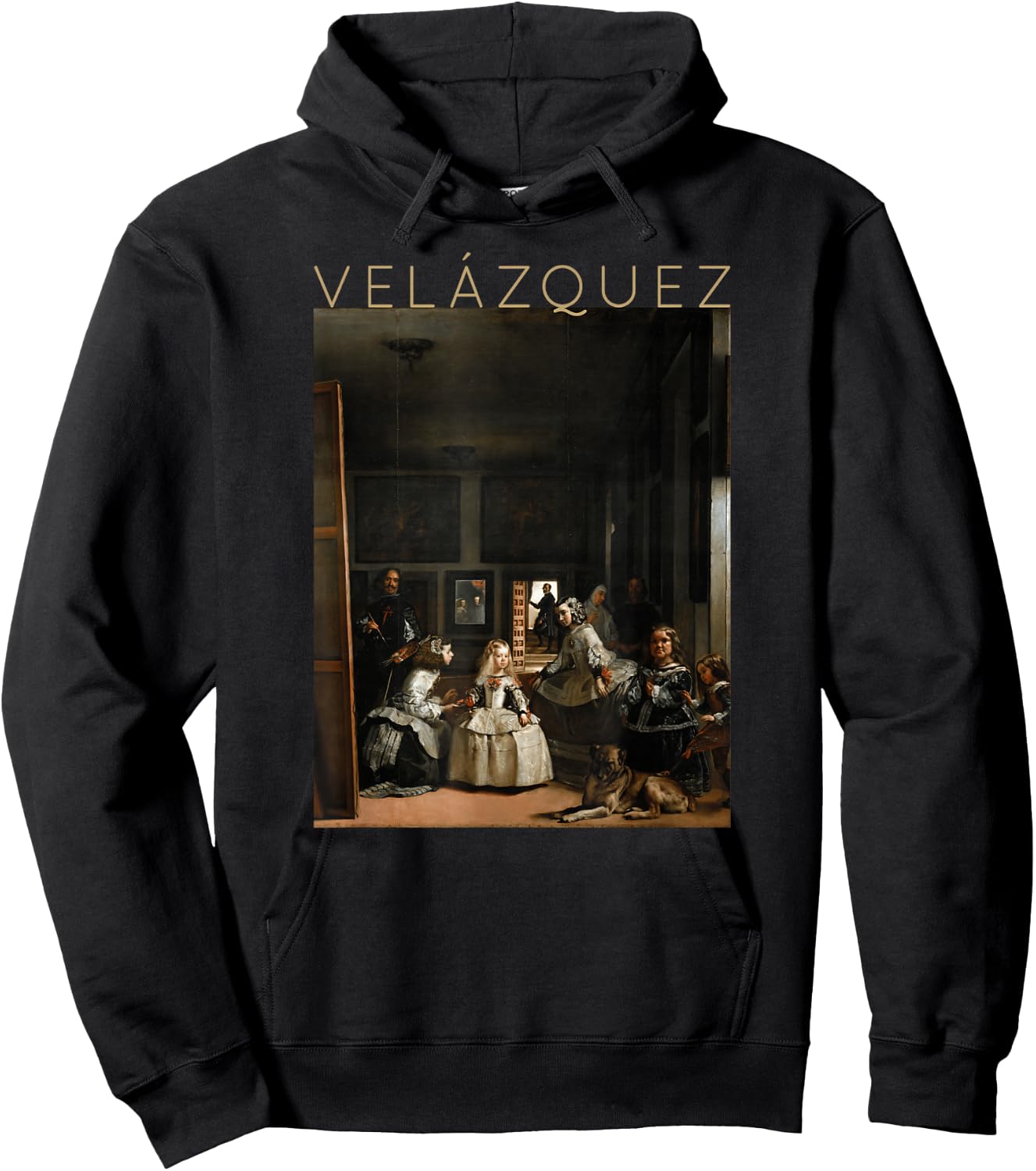 Diego Velázquez - Las Meninas - Art Hoodie - Hoodie | Black