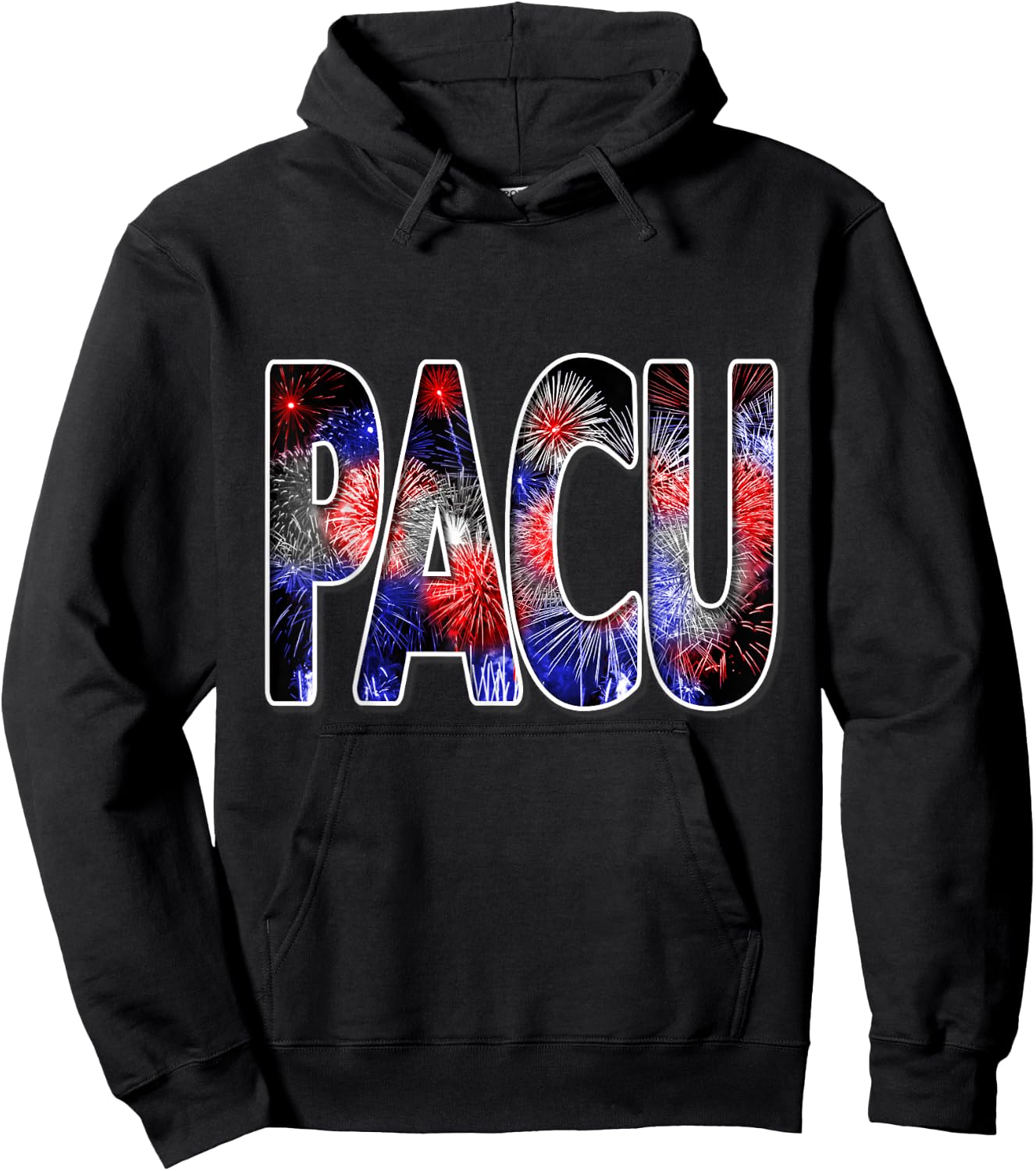 Nurses July 4th Fireworks Patriotic PACU Hoodie - Hoodie | Black