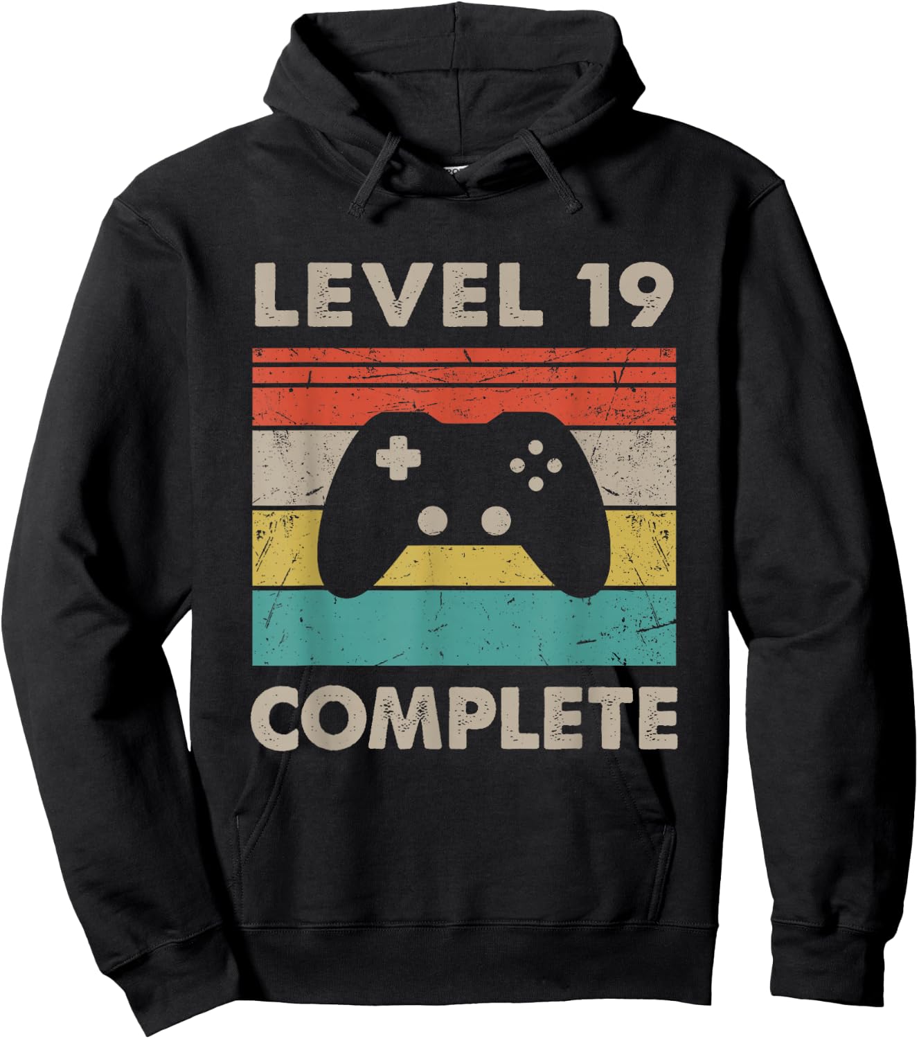 Level 19 Complete - 19th Wedding Anniversary & Her Hoodie - Hoodie | Black