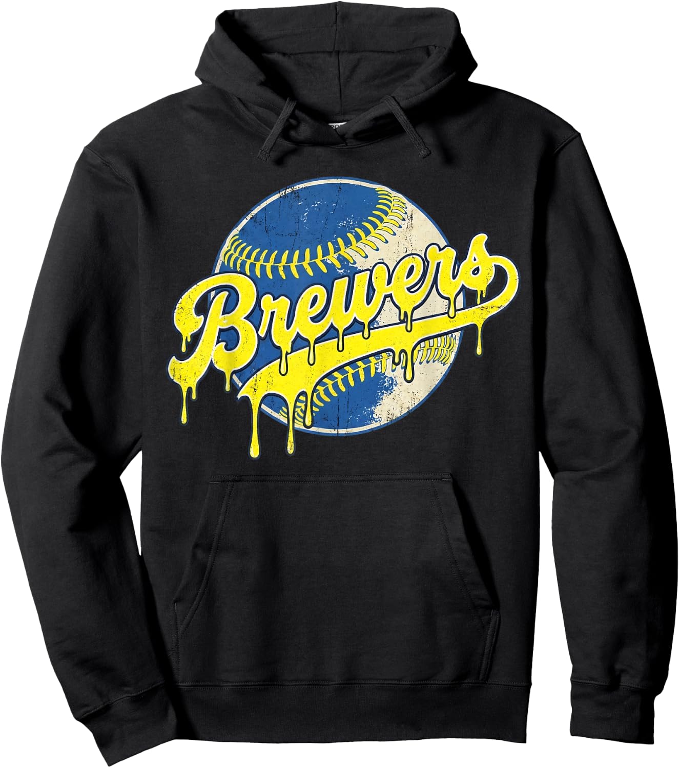 Retro Brewers Drip Vintage Gift Women Boys Girls Hoodie - Hoodie | Black