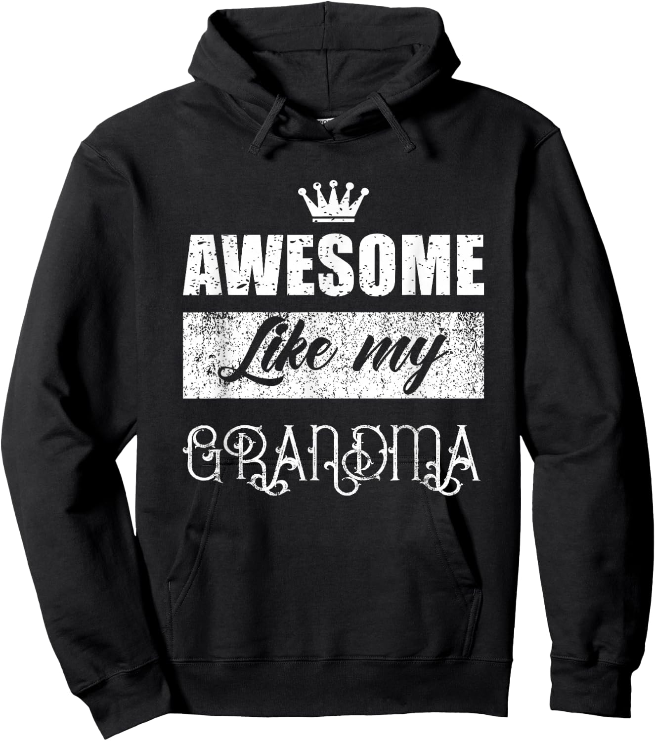 Awesome Like My Grandma mother's day gifts form son daughter Hoodie - Hoodie | Black