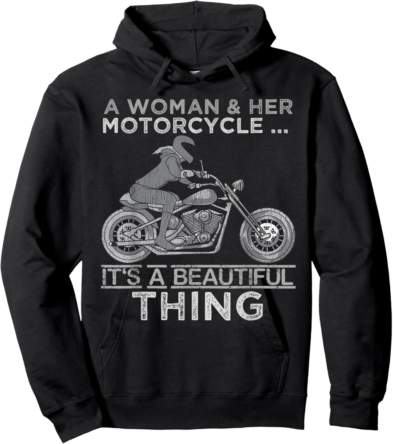 Motorcycle Women Female Motorcycle Gear Sexy Biker Hoodie - Hoodie | Black